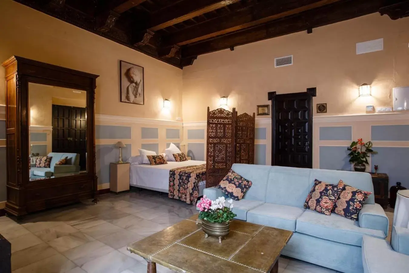 Living room, Seating Area in Suites Machado