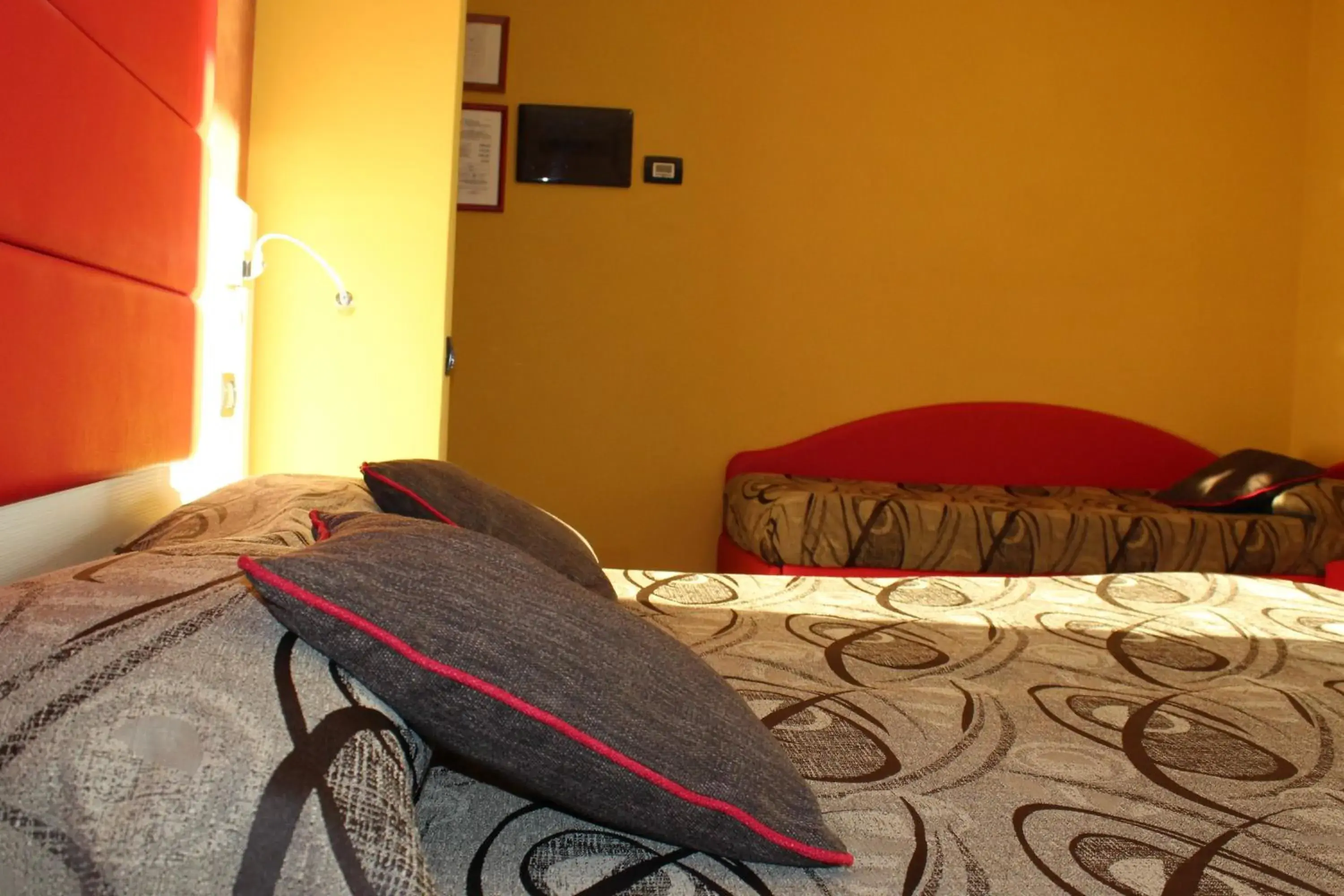 Bed in Hotel Eco Del Mare