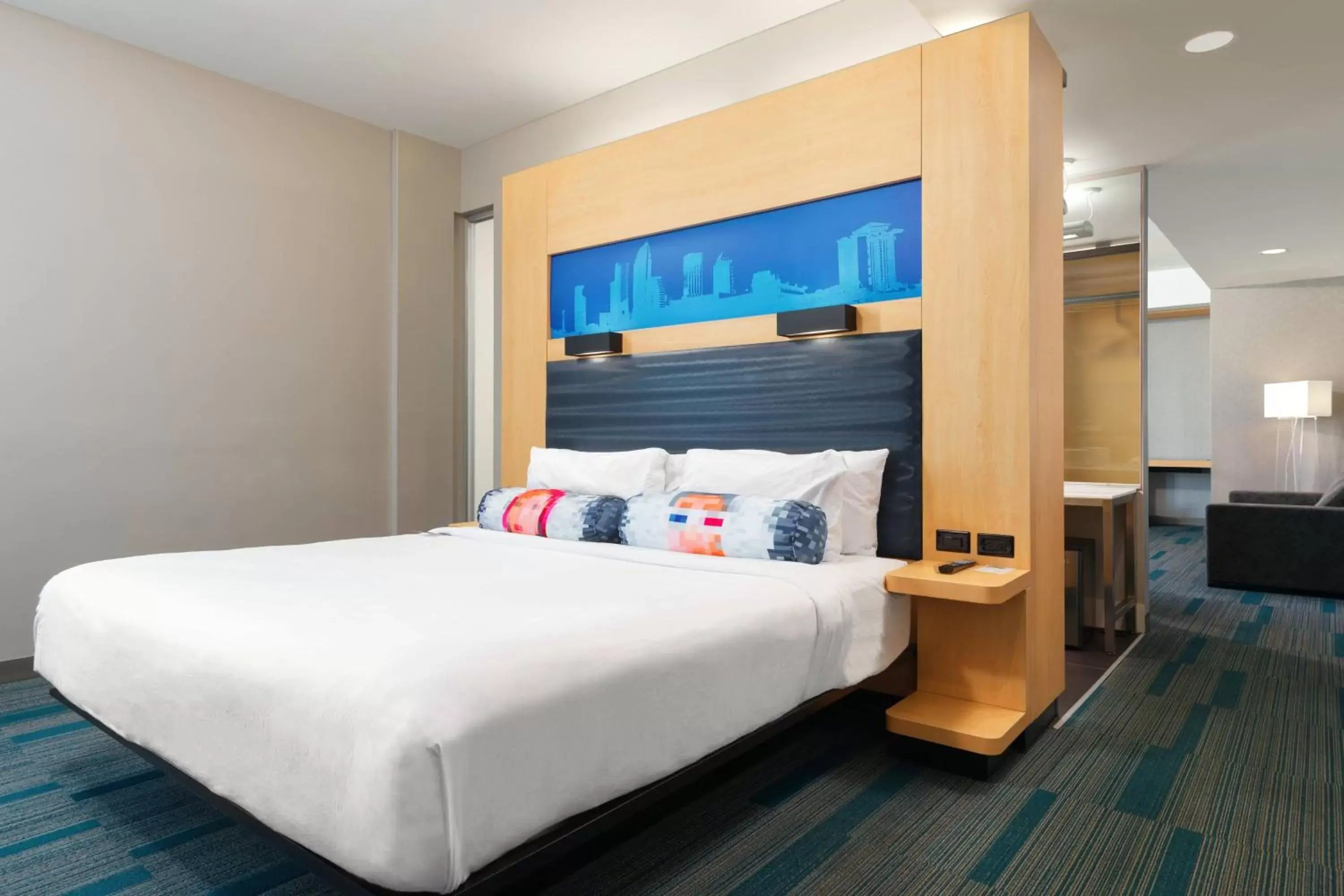 Bedroom, Bed in Aloft - Tampa Downtown