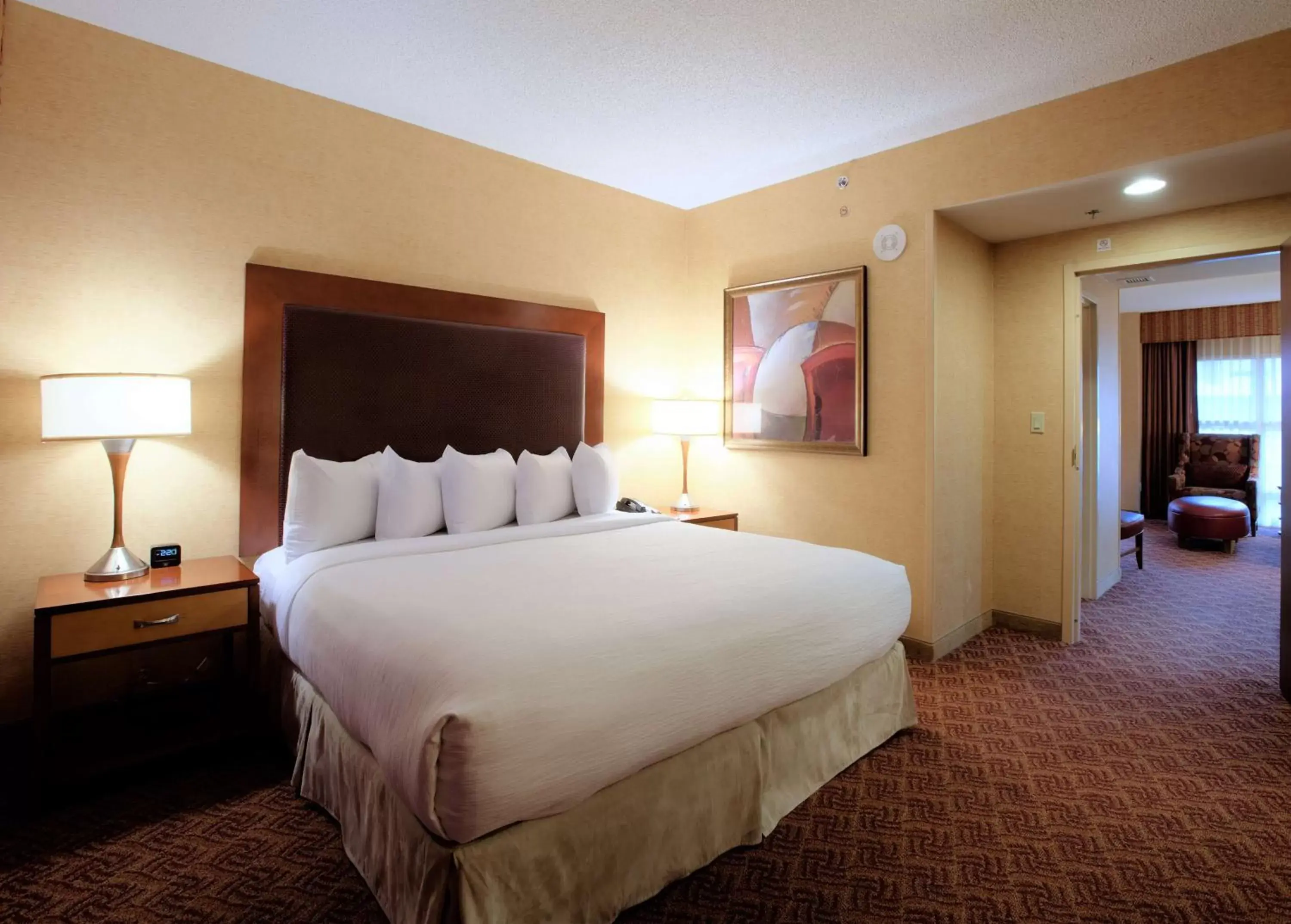 King Suite Disability Access with Tub - Non-Smoking in Embassy Suites by Hilton Charlotte Concord Golf Resort & Spa