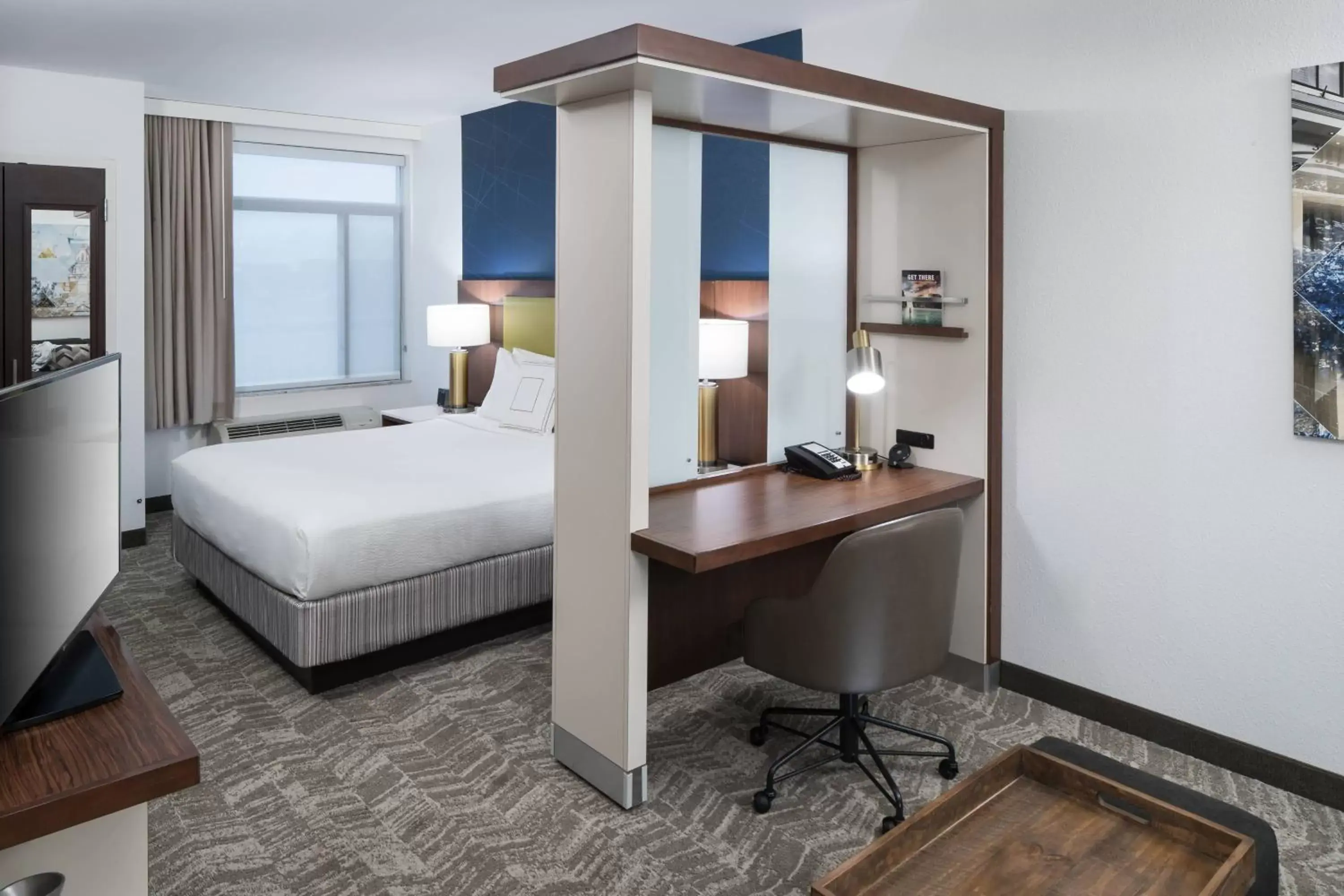 Bedroom, Bed in SpringHill Suites Alexandria Southwest