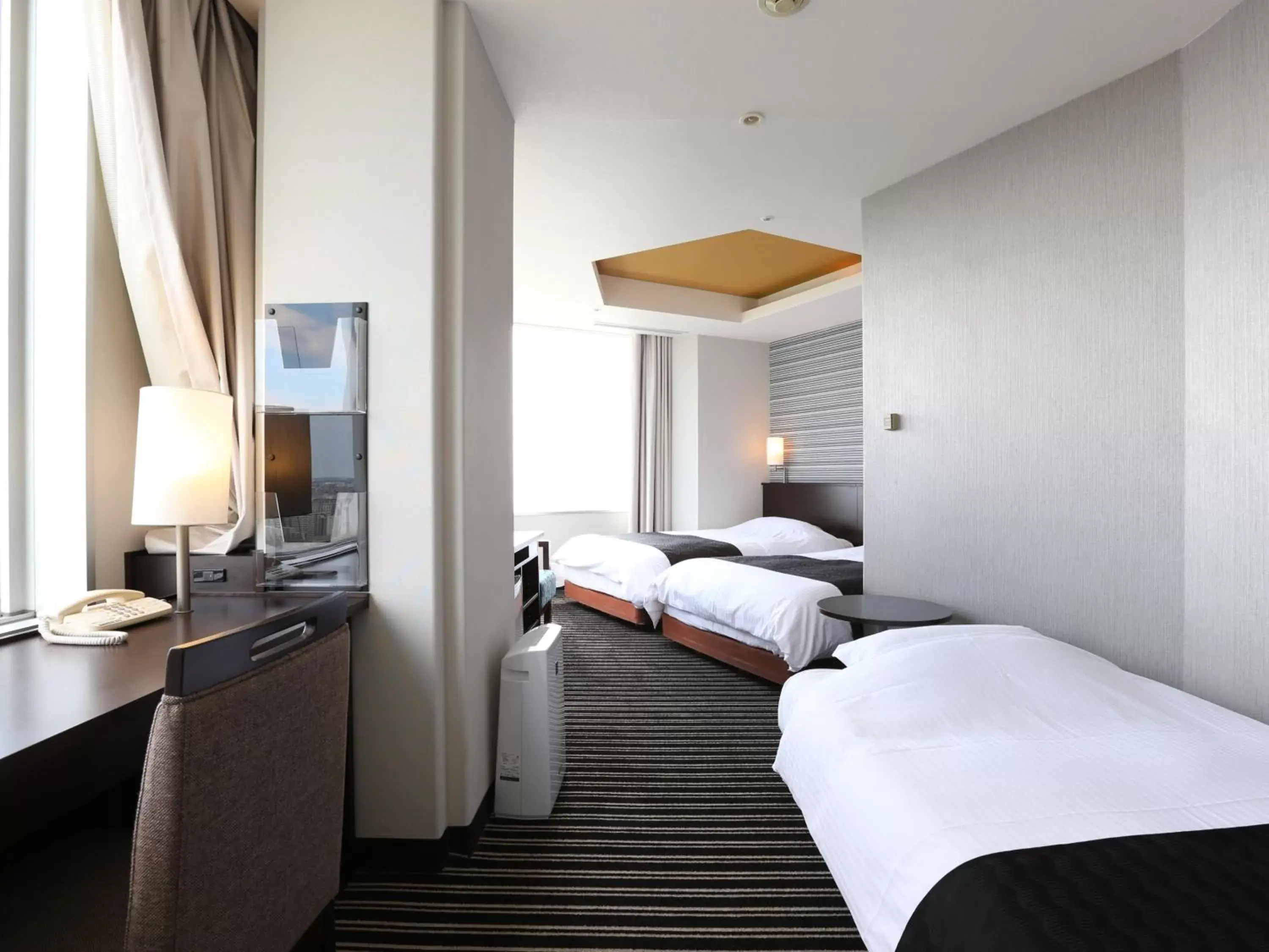 Photo of the whole room, Bed in APA Hotel & Resort Tokyo Bay Makuhari