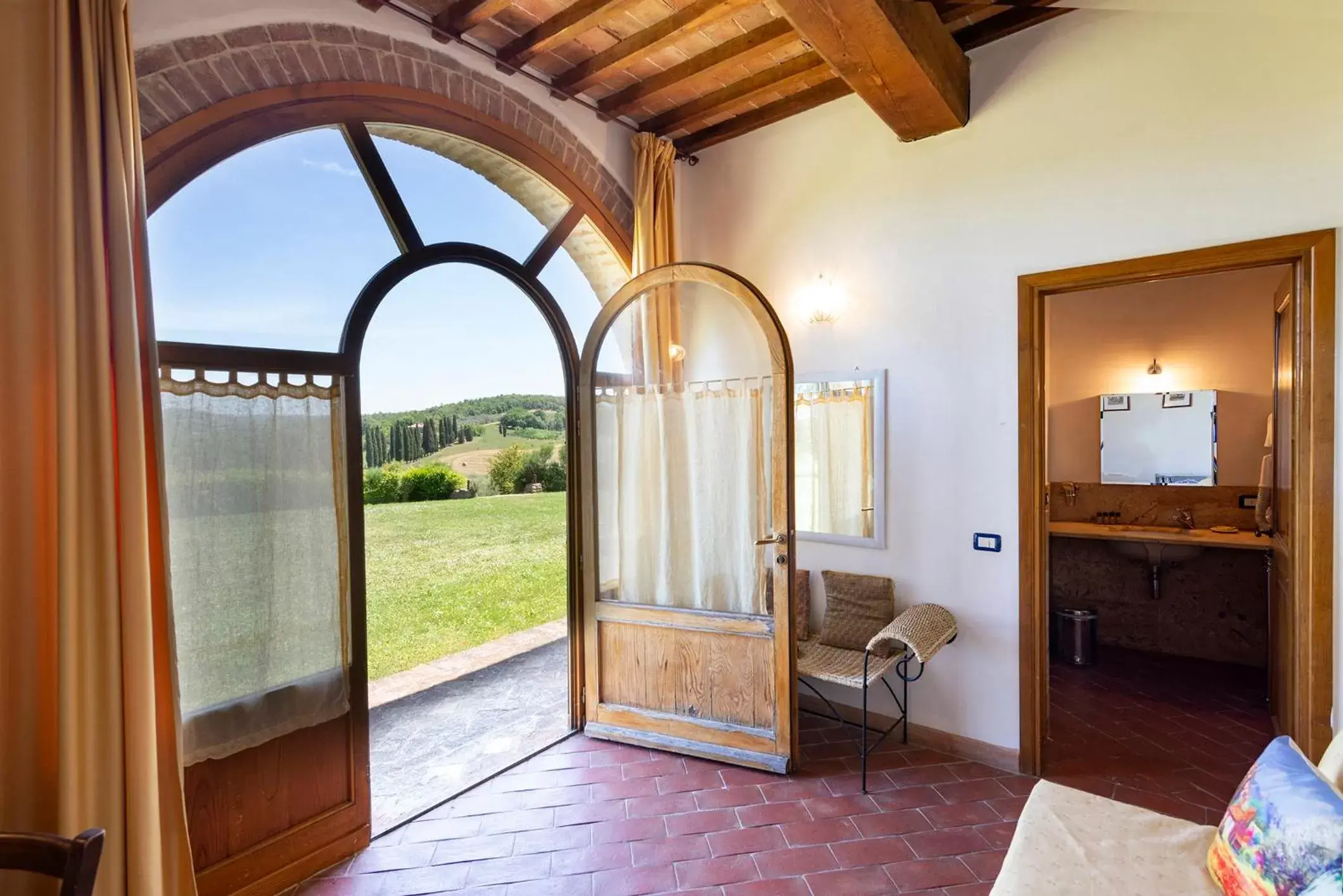 Living room in Locanda Vesuna