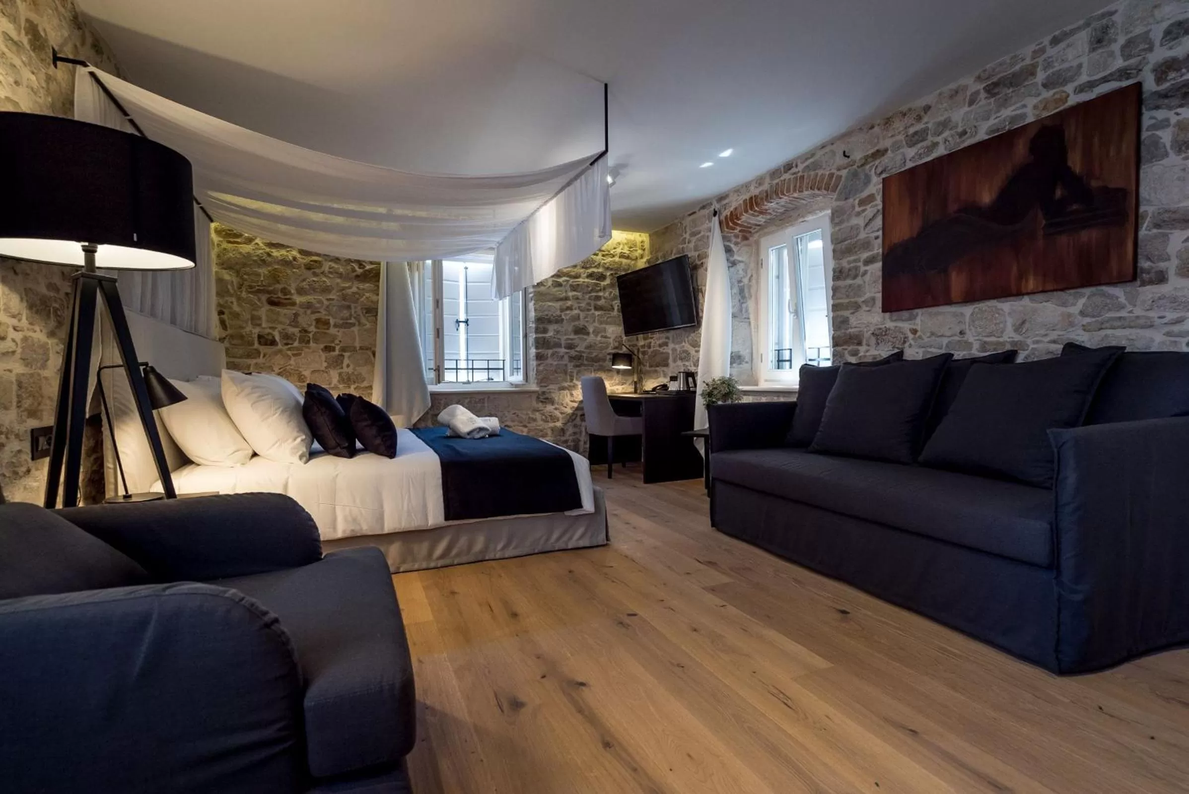 Bed in Murum Heritage Hotel