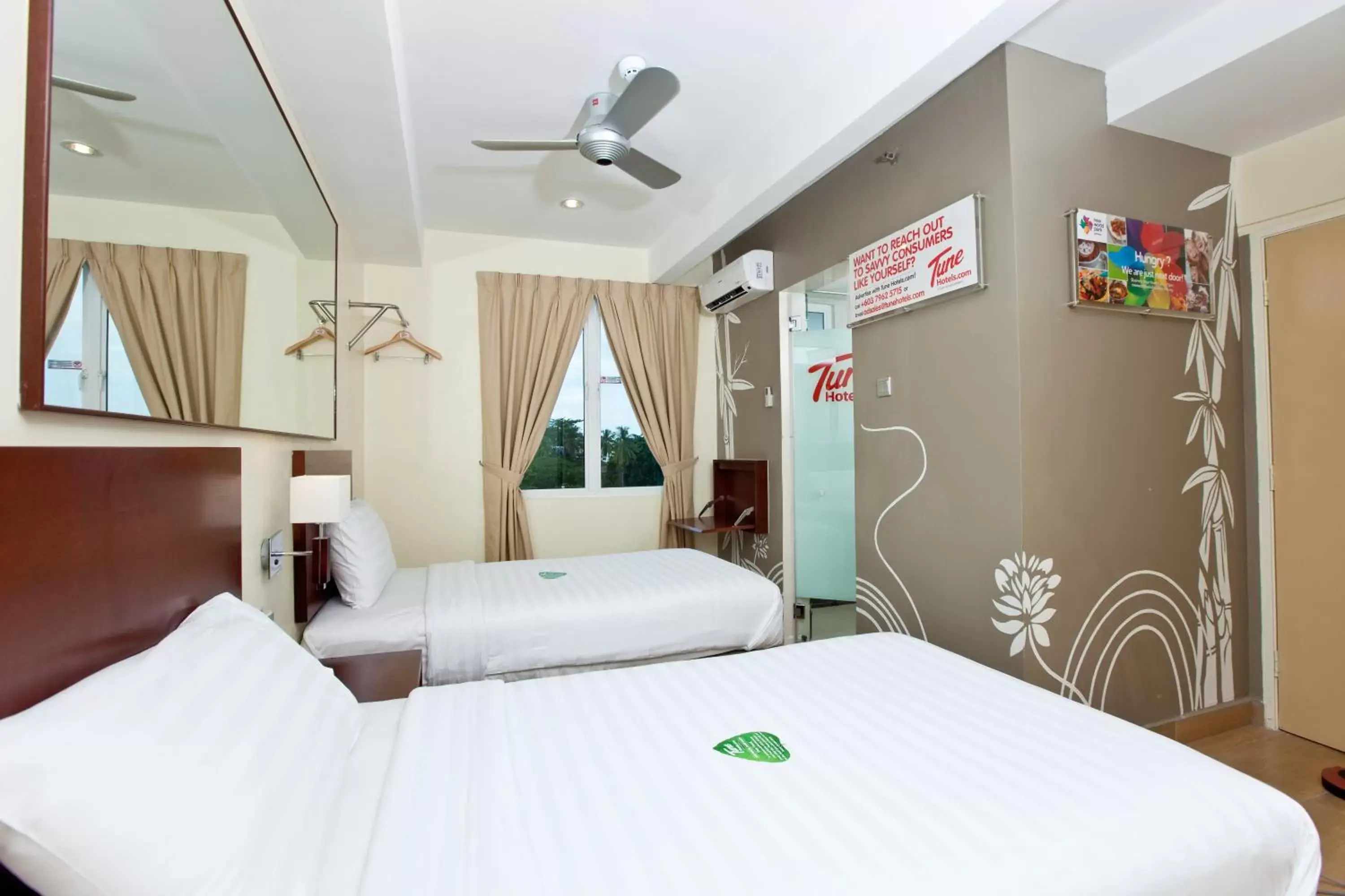 Photo of the whole room, Bed in Tune Hotel Georgetown Penang