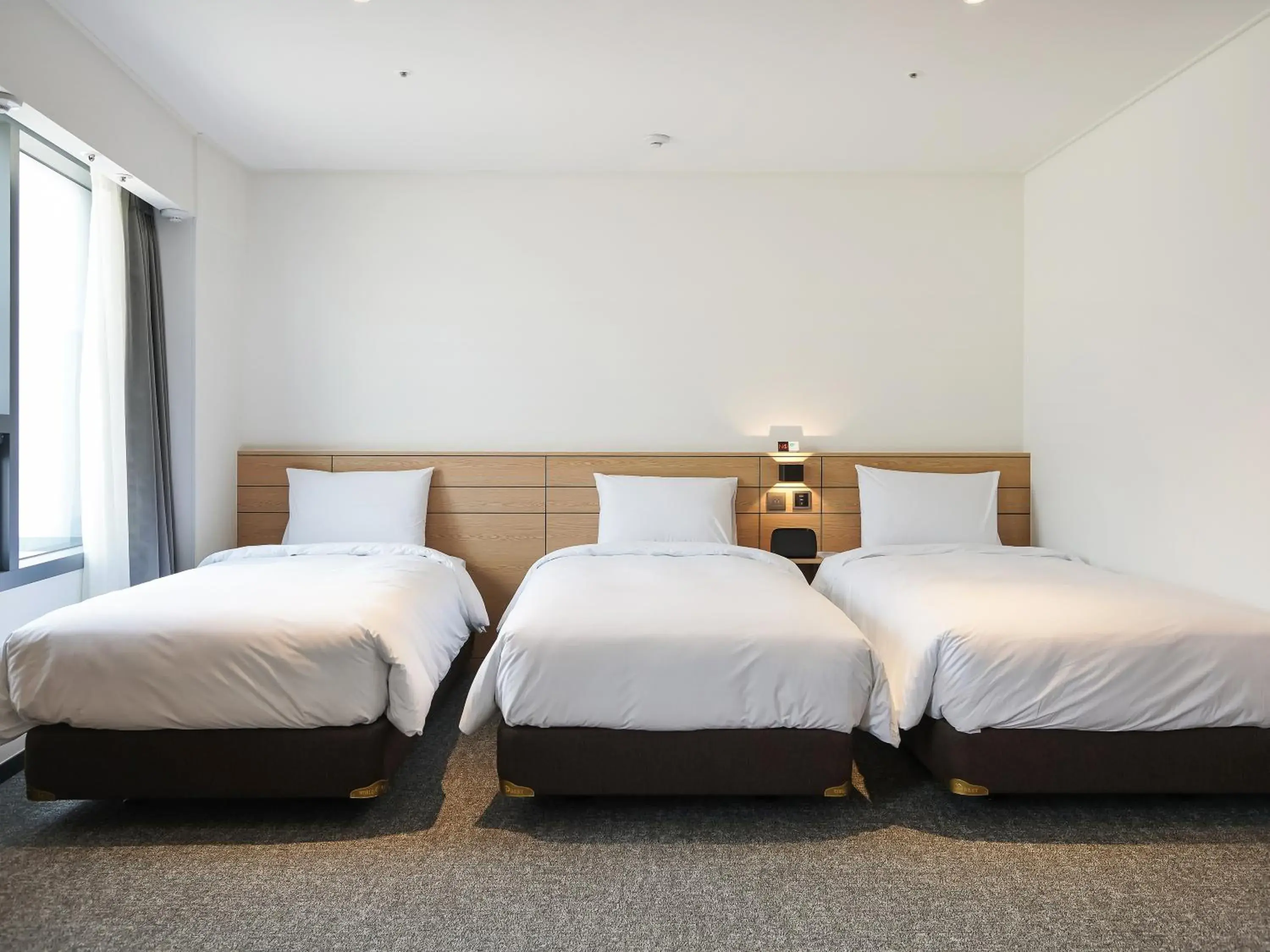 Bed in Henn na Hotel Seoul Myeongdong