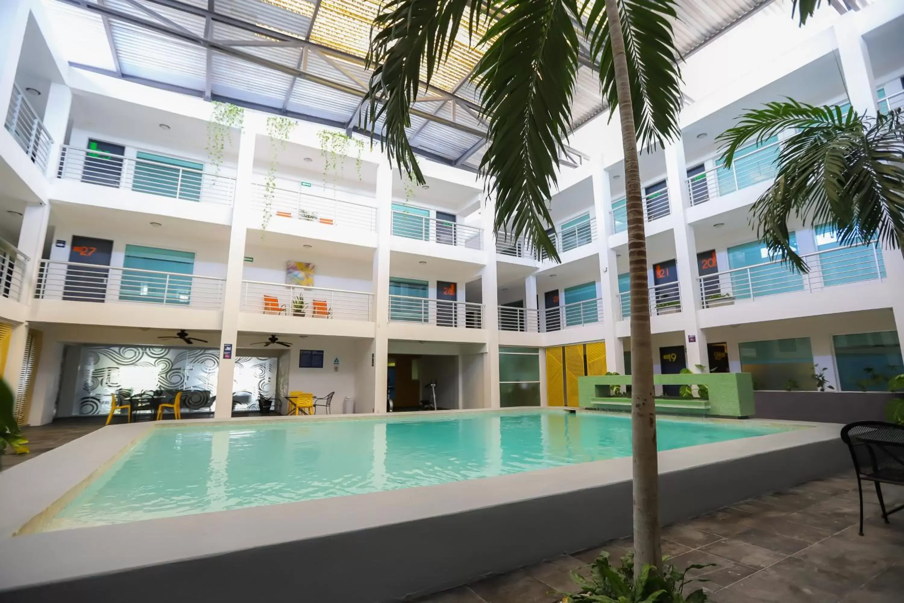 Pool view in TRYP by Wyndham Chetumal Pool view in TRYP by Wyndham Chetumal