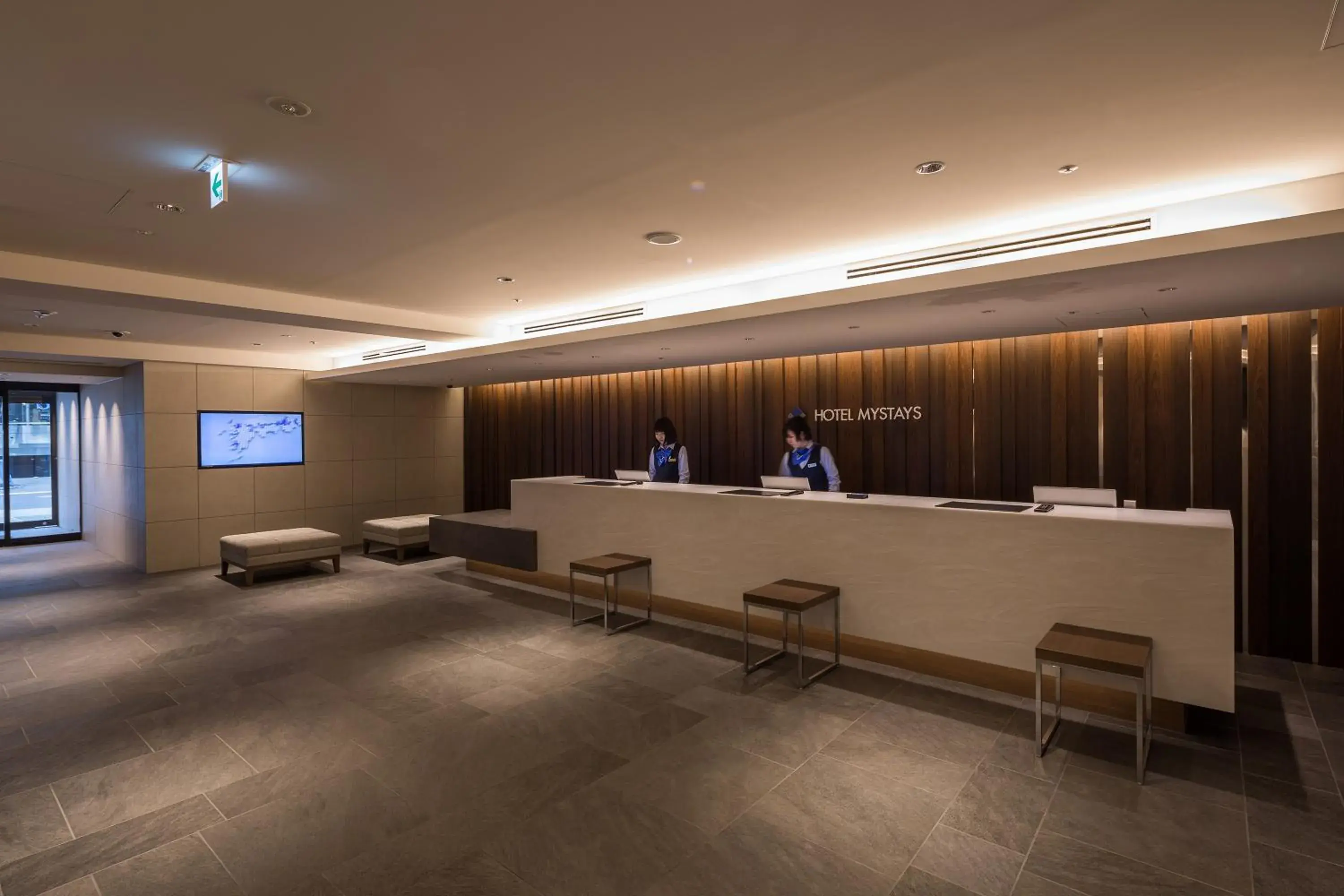 Lounge or bar, Lobby/Reception in Hotel Mystays Nagoya Nishiki