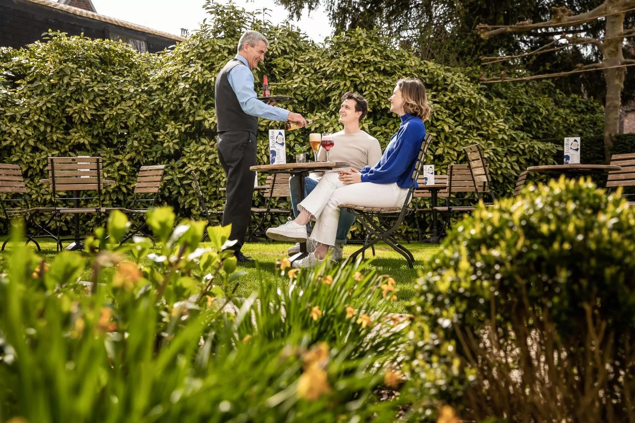 Garden in Hotel Navarra Brugge