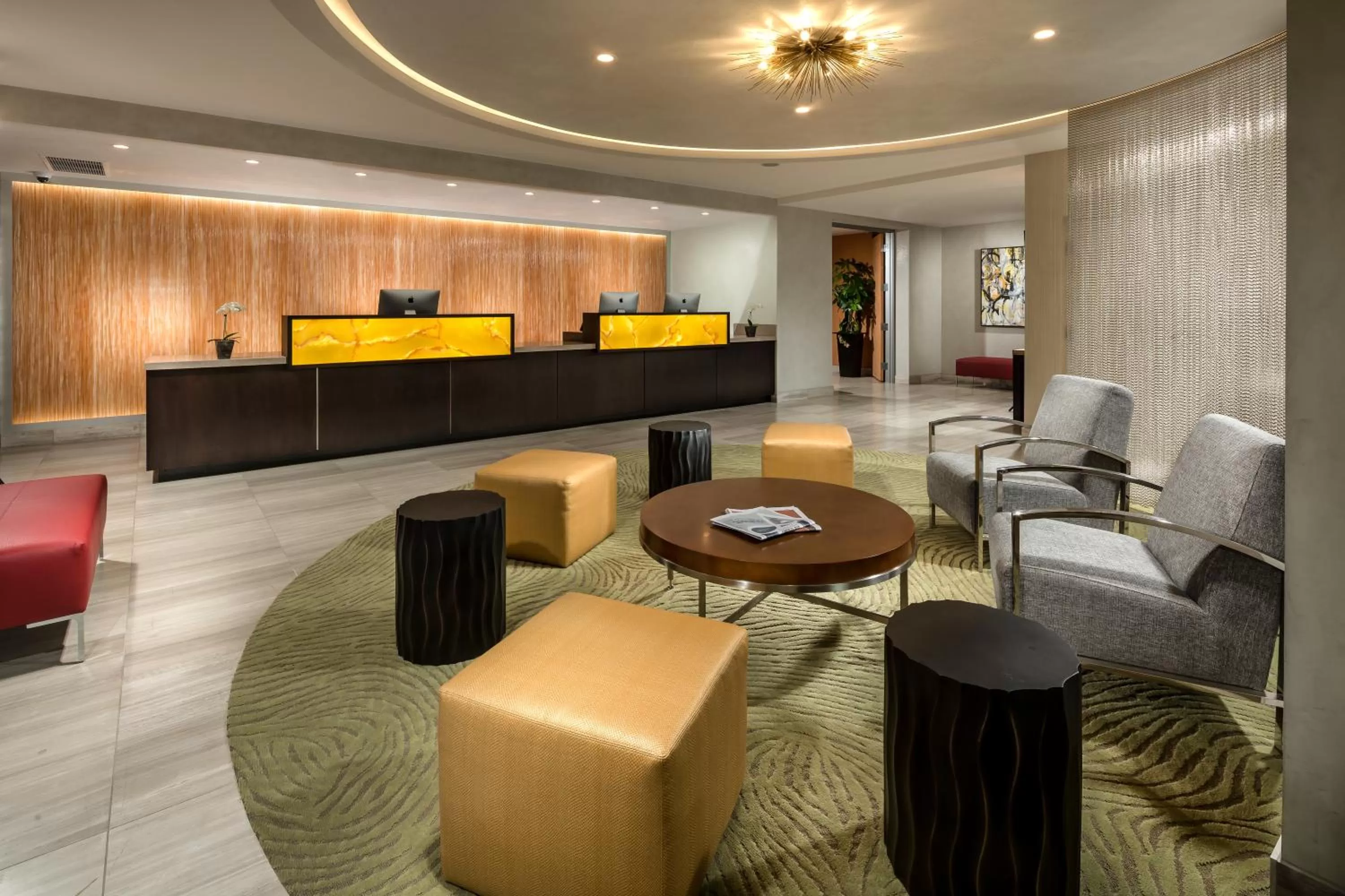 Lobby or reception in Hotel Aventura