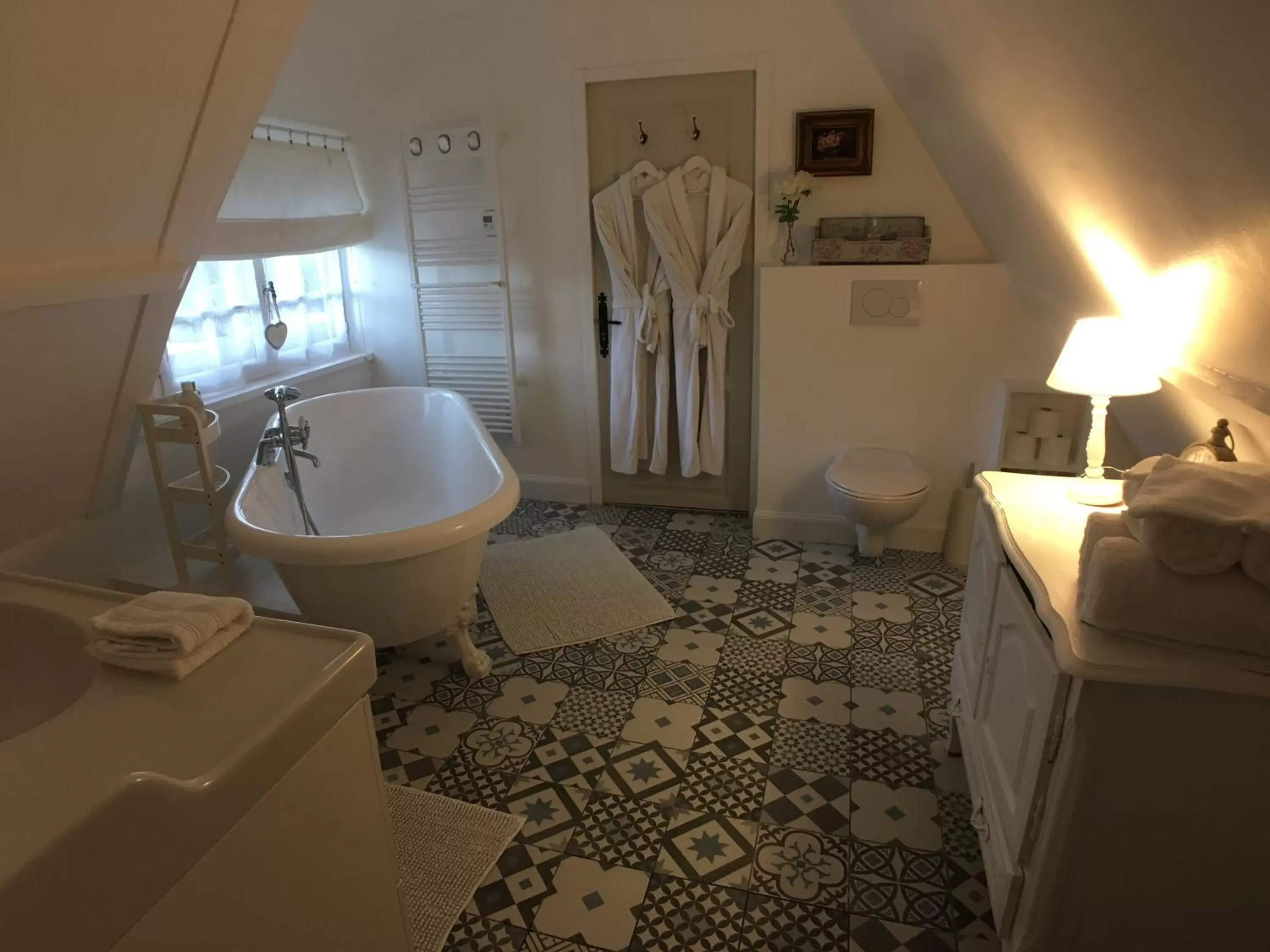 Toilet, Bathroom in La Romance et la Romanesque