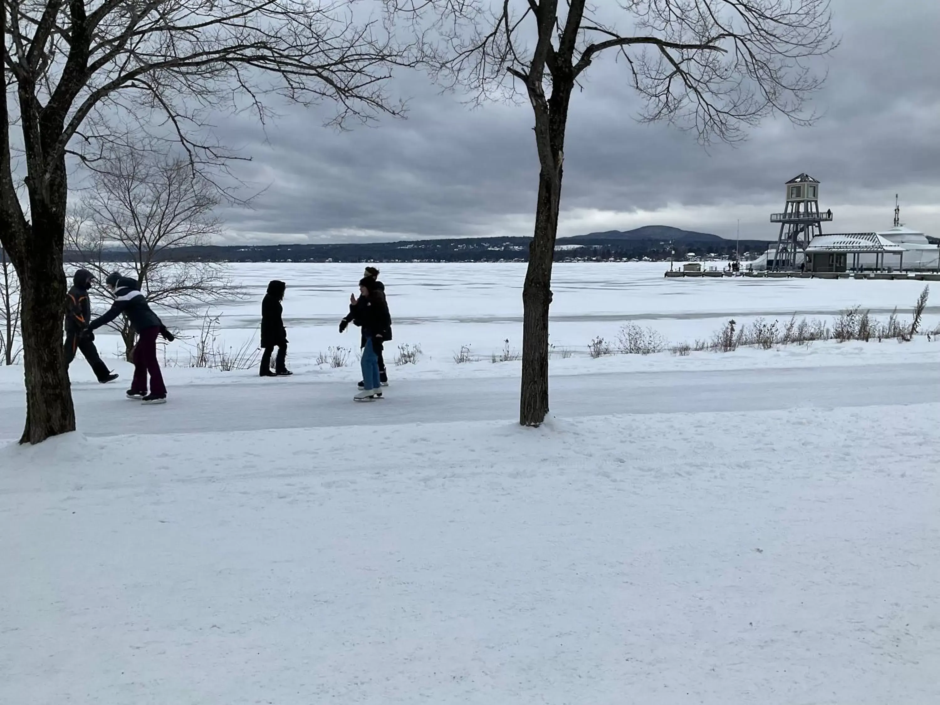 Winter in Magog Waterfront Studio 106