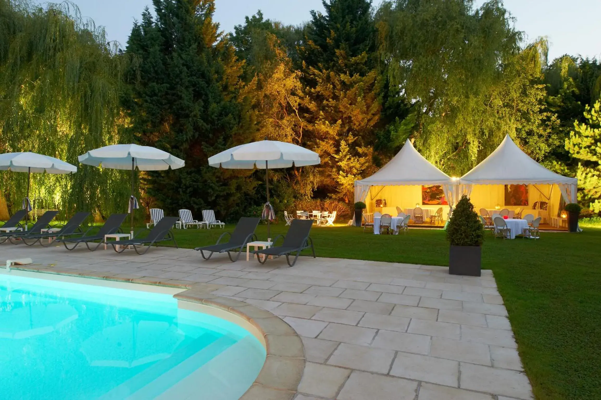 Balcony/Terrace, Swimming Pool in Les Jardins D'Adalric