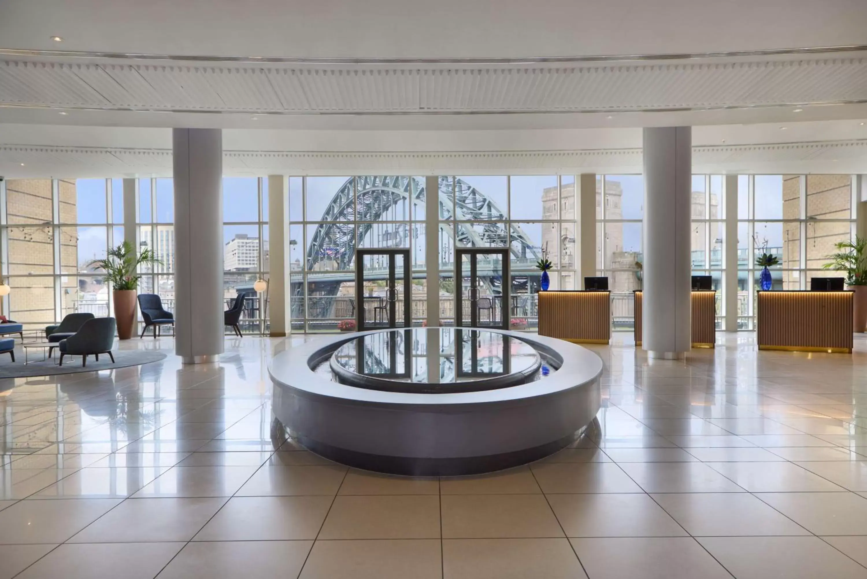 Lobby or reception in Hilton Newcastle Gateshead Lobby or reception in Hilton Newcastle Gateshead