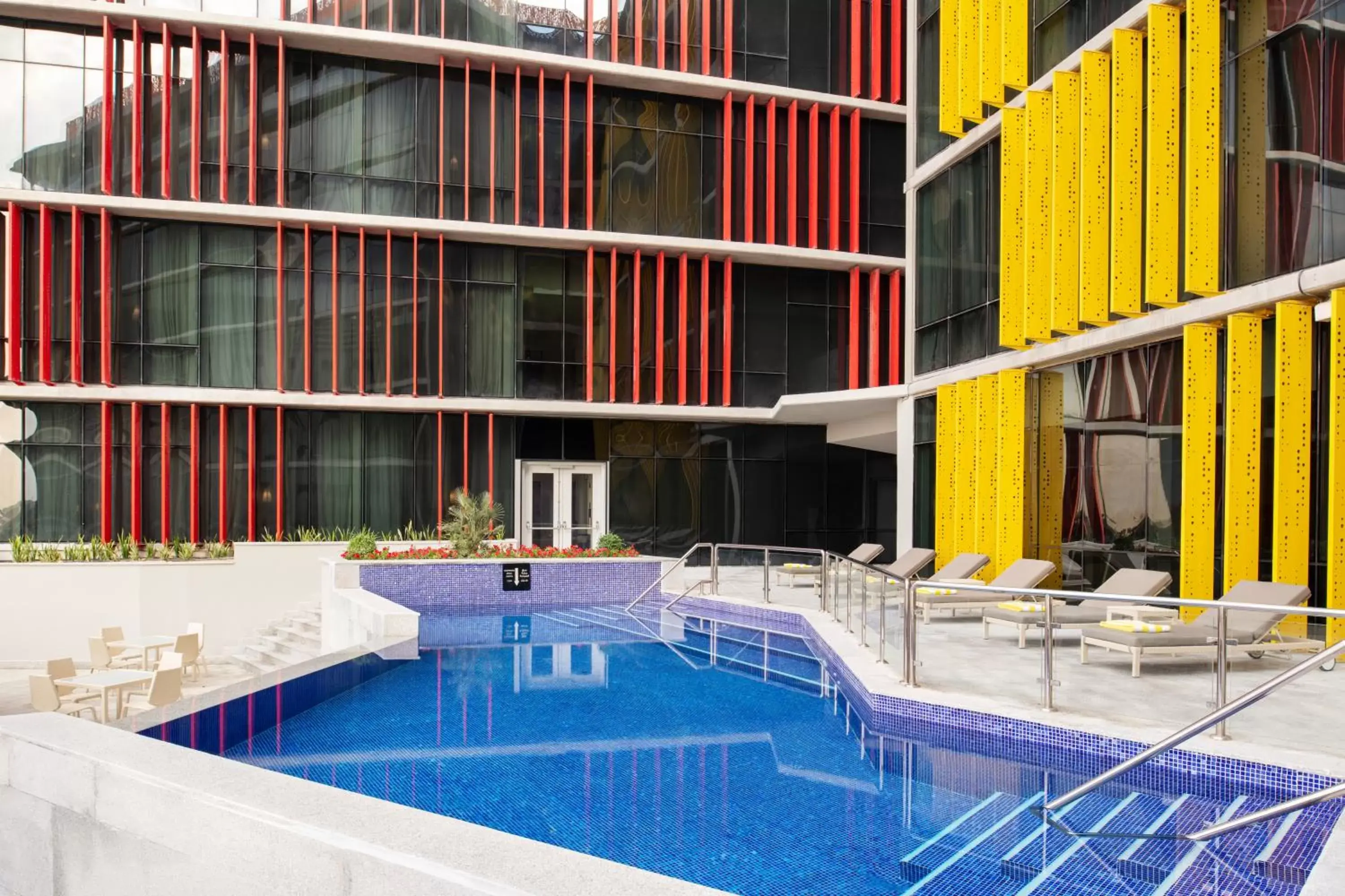 Swimming pool in ibis Doha Swimming pool in ibis Doha