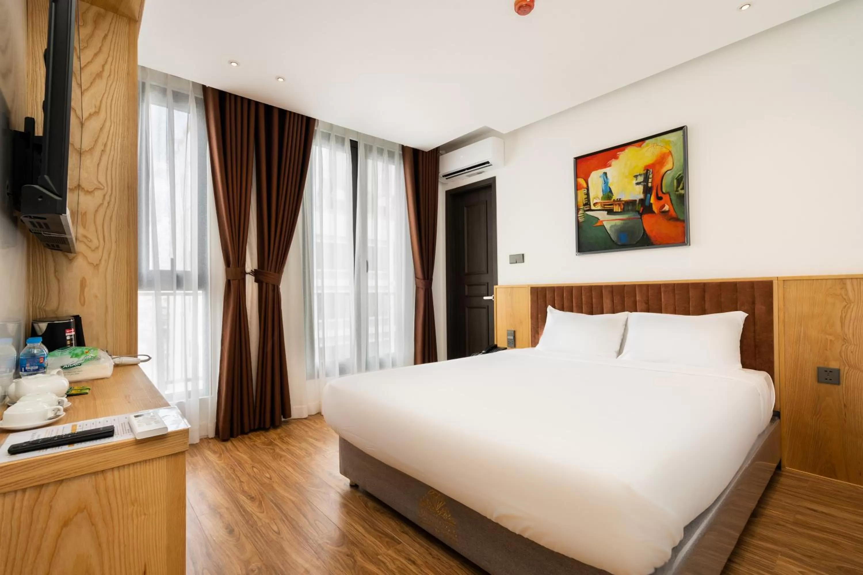 Bed in Haven Hut Hotel