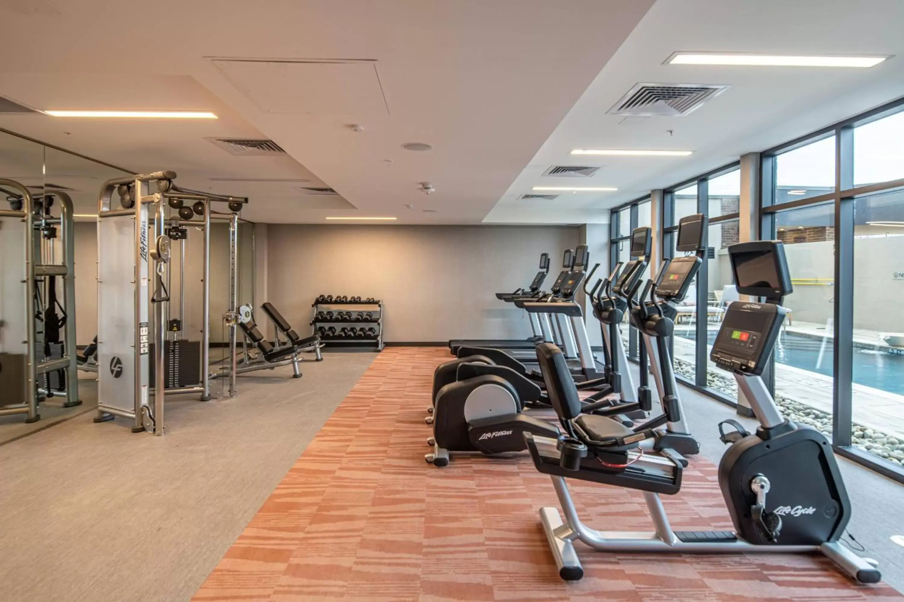Fitness centre/facilities, Fitness Center/Facilities in SpringHill Suites by Marriott Fort Worth Historic Stockyards
