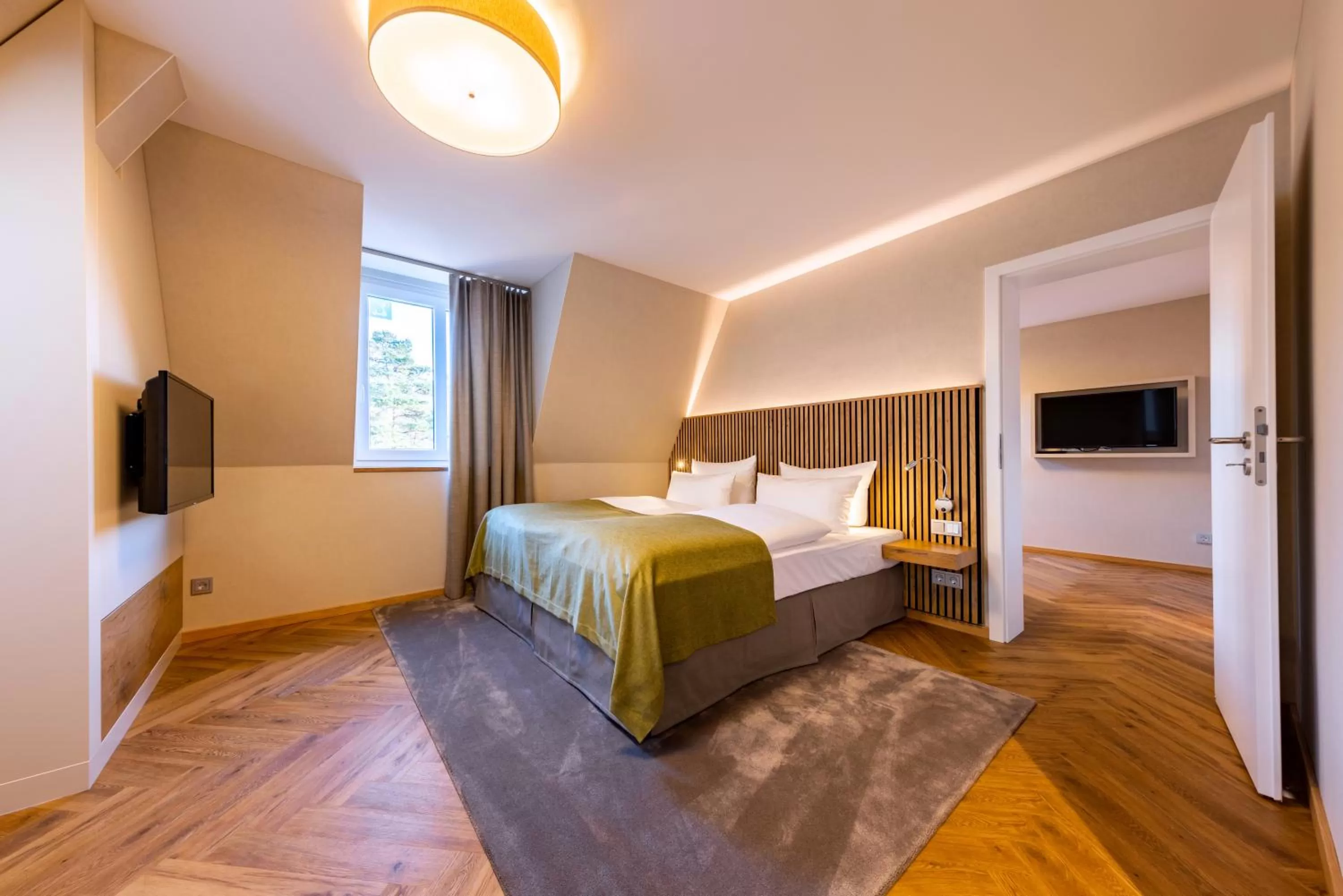 Bed in Parkhotel Güldene Berge