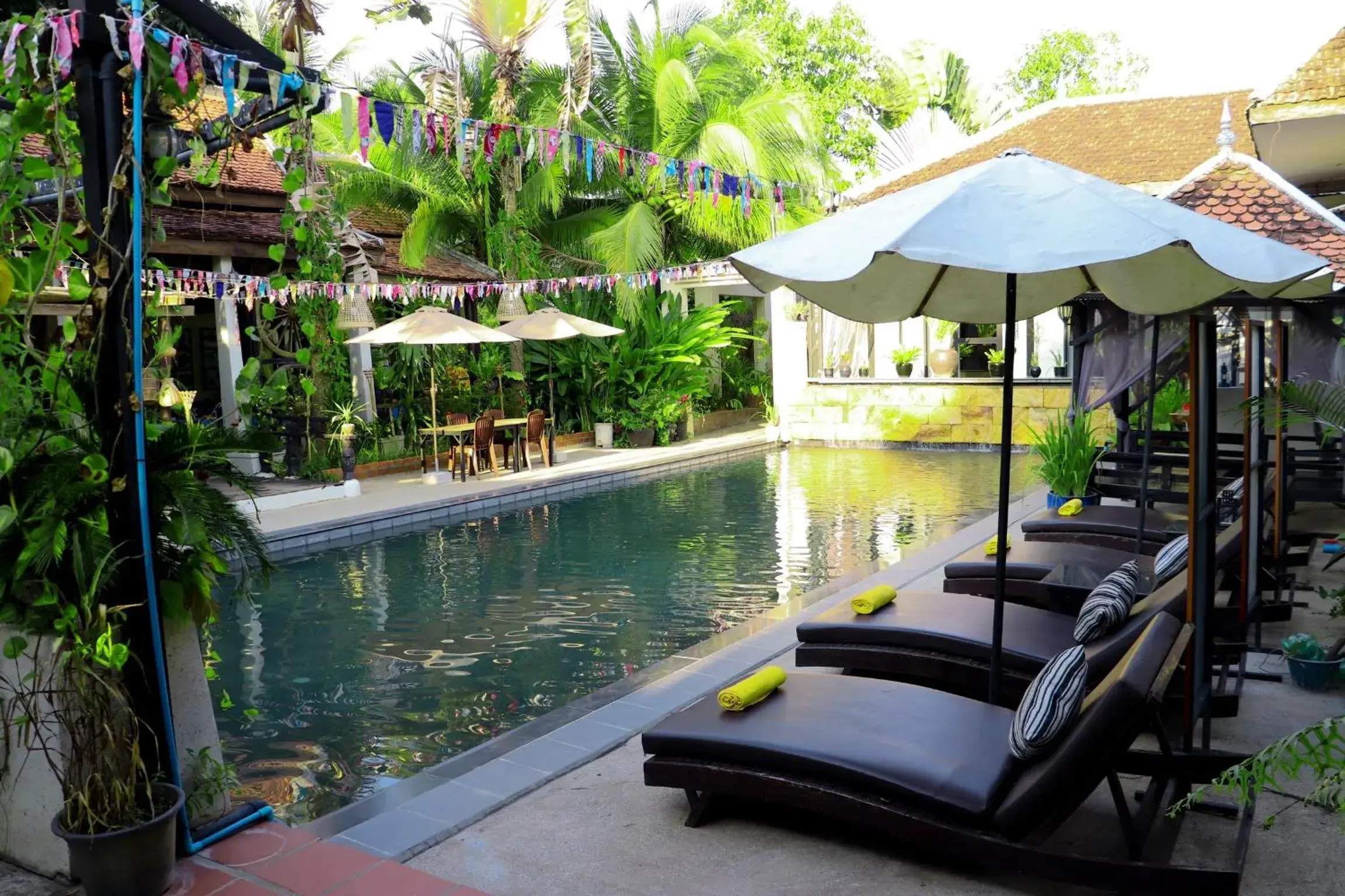 Swimming pool in The Sanctuary Villa Battambang