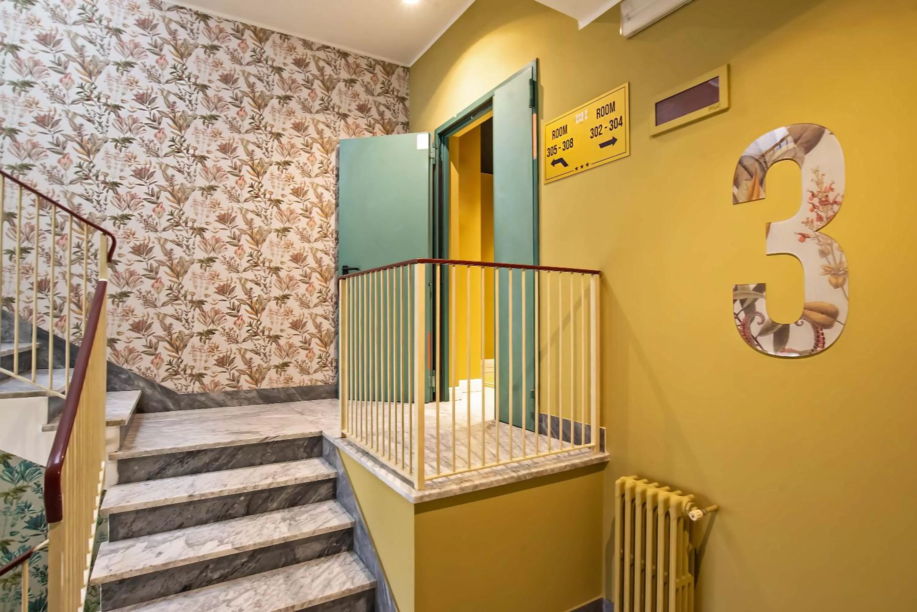 Decorative detail in Bloom Hotel Rome