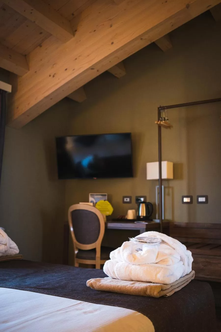 Bed in Lake Hotel La Pieve