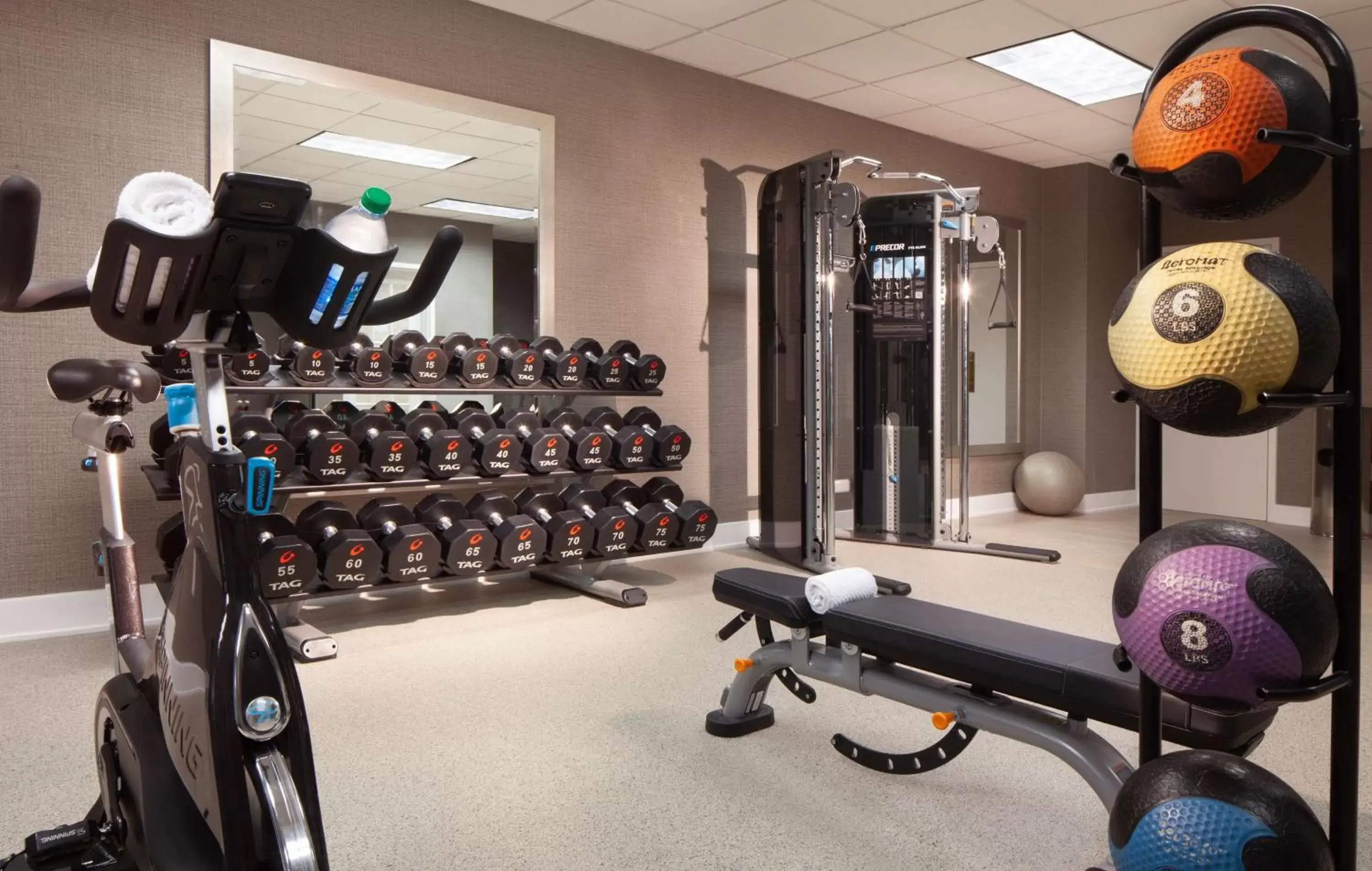 Fitness centre/facilities, Fitness Center/Facilities in Hilton Atlanta/Marietta Hotel & Conference Center