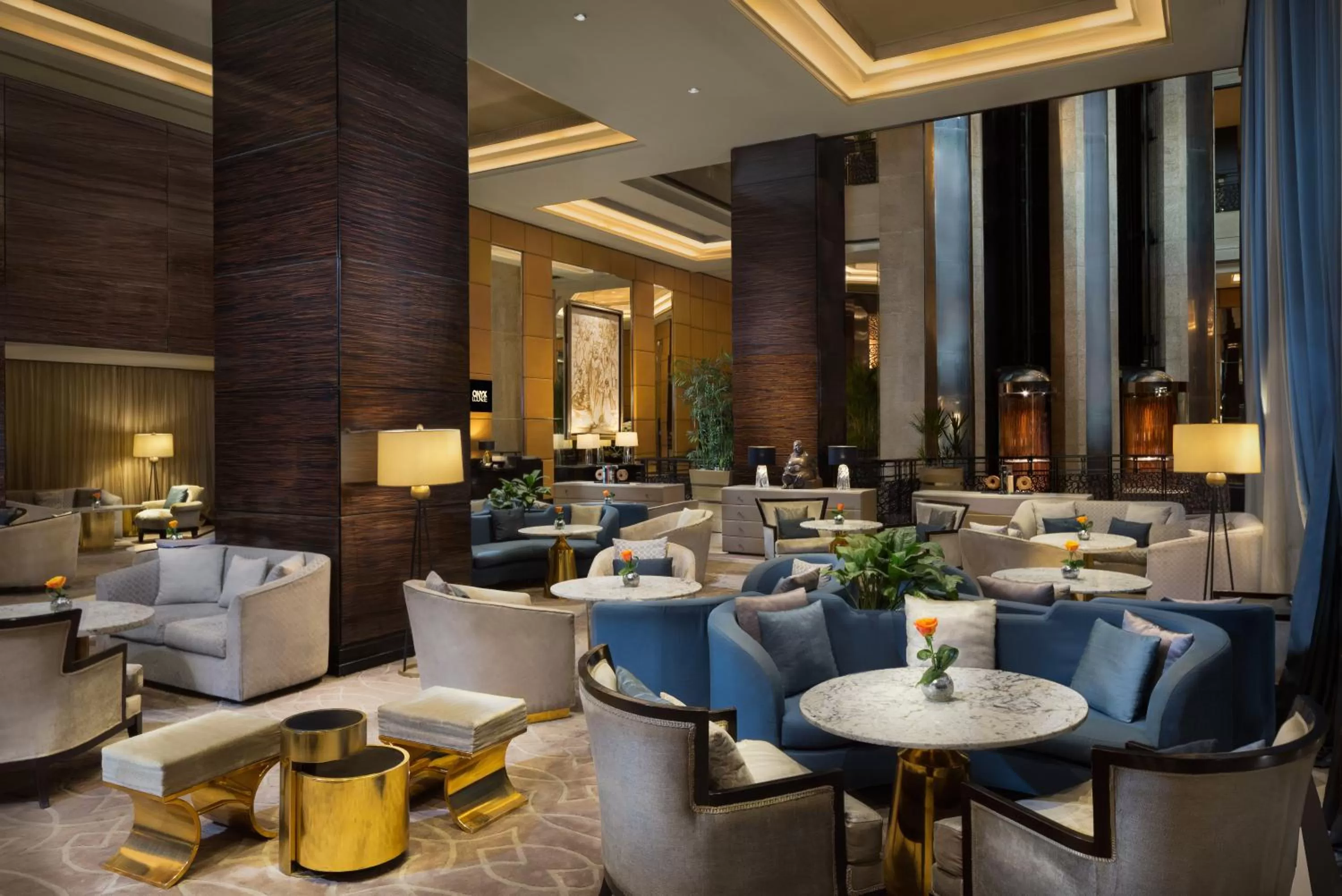 Lounge or bar in Fairmont Nile City