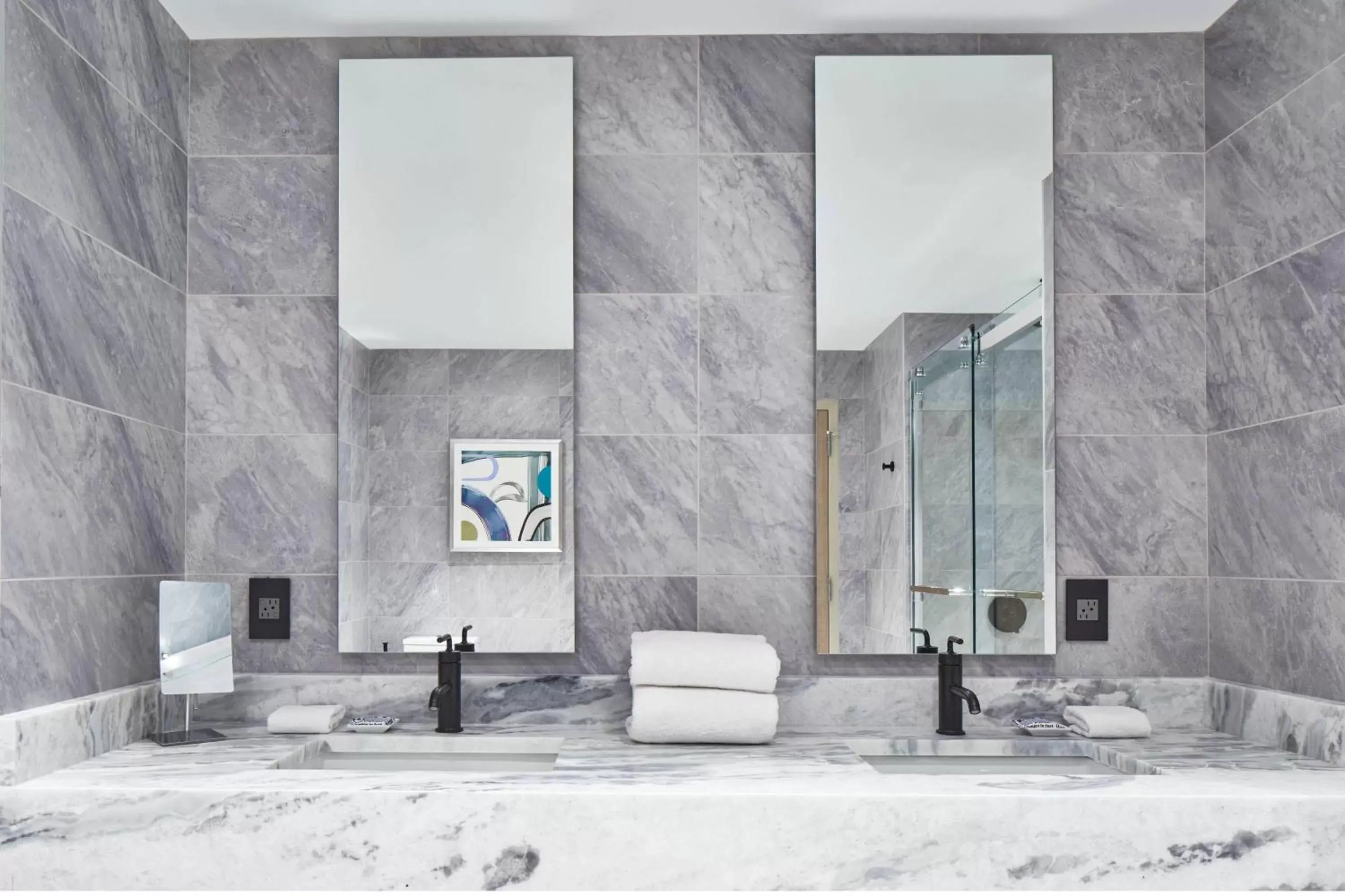 Bathroom, Winter in AC Hotel by Marriott Greenville