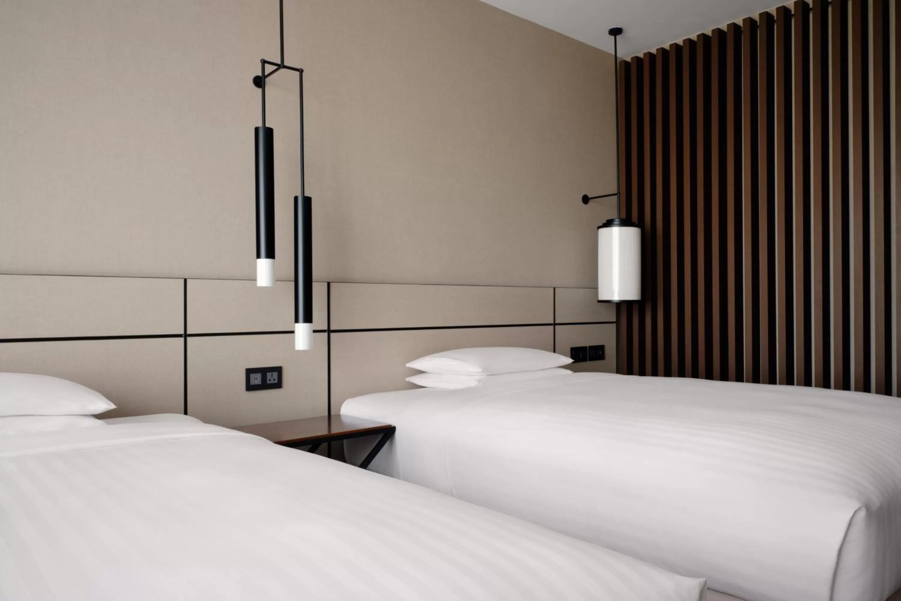 Photo of the whole room, Bed in Tunis Marriott Hotel