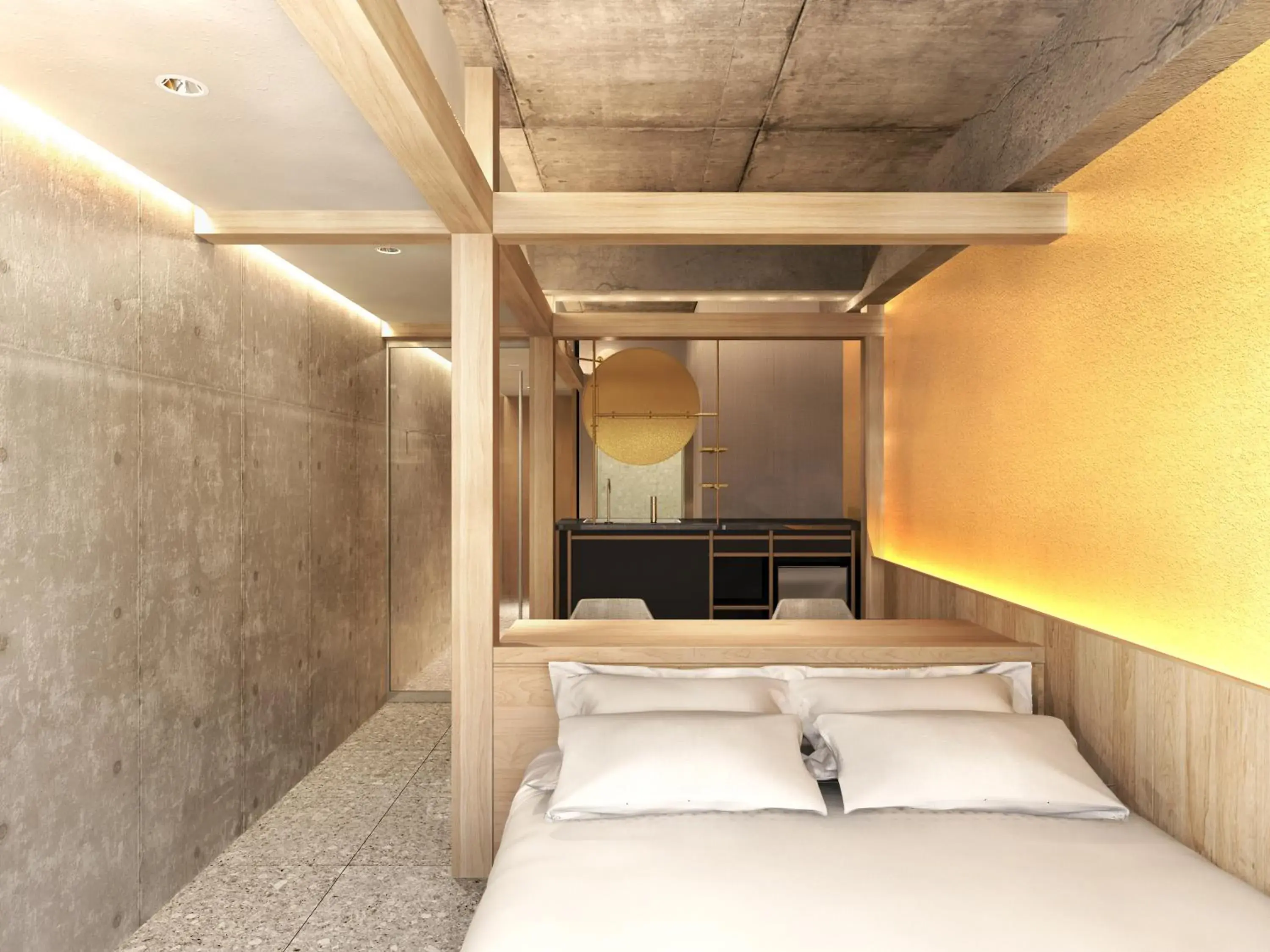 Photo of the whole room, Bed in Kyoto ITOYA Hotel Mon Photo of the whole room, Bed in Kyoto ITOYA Hotel Mon