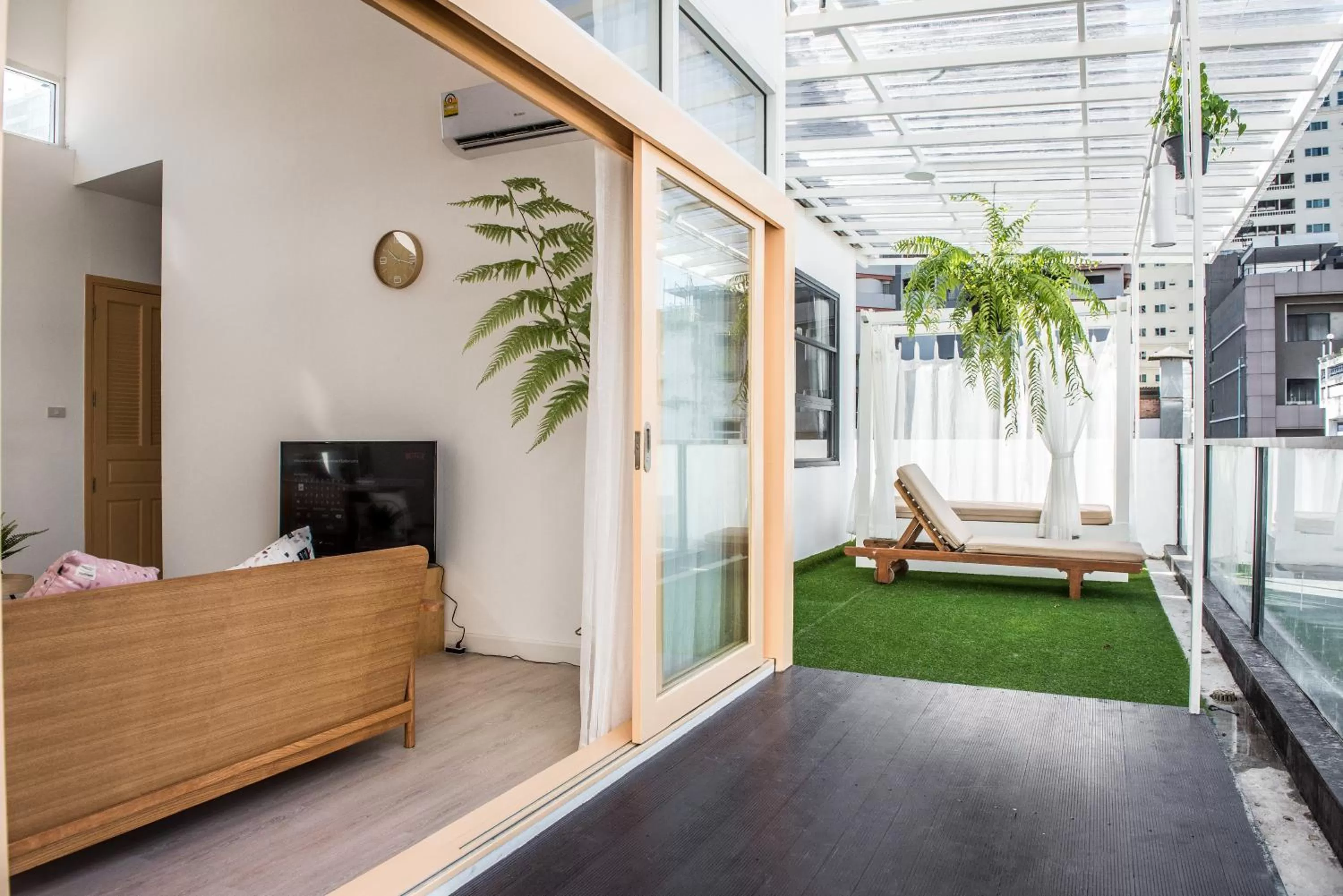 Patio in Nimit Boutique Hotel