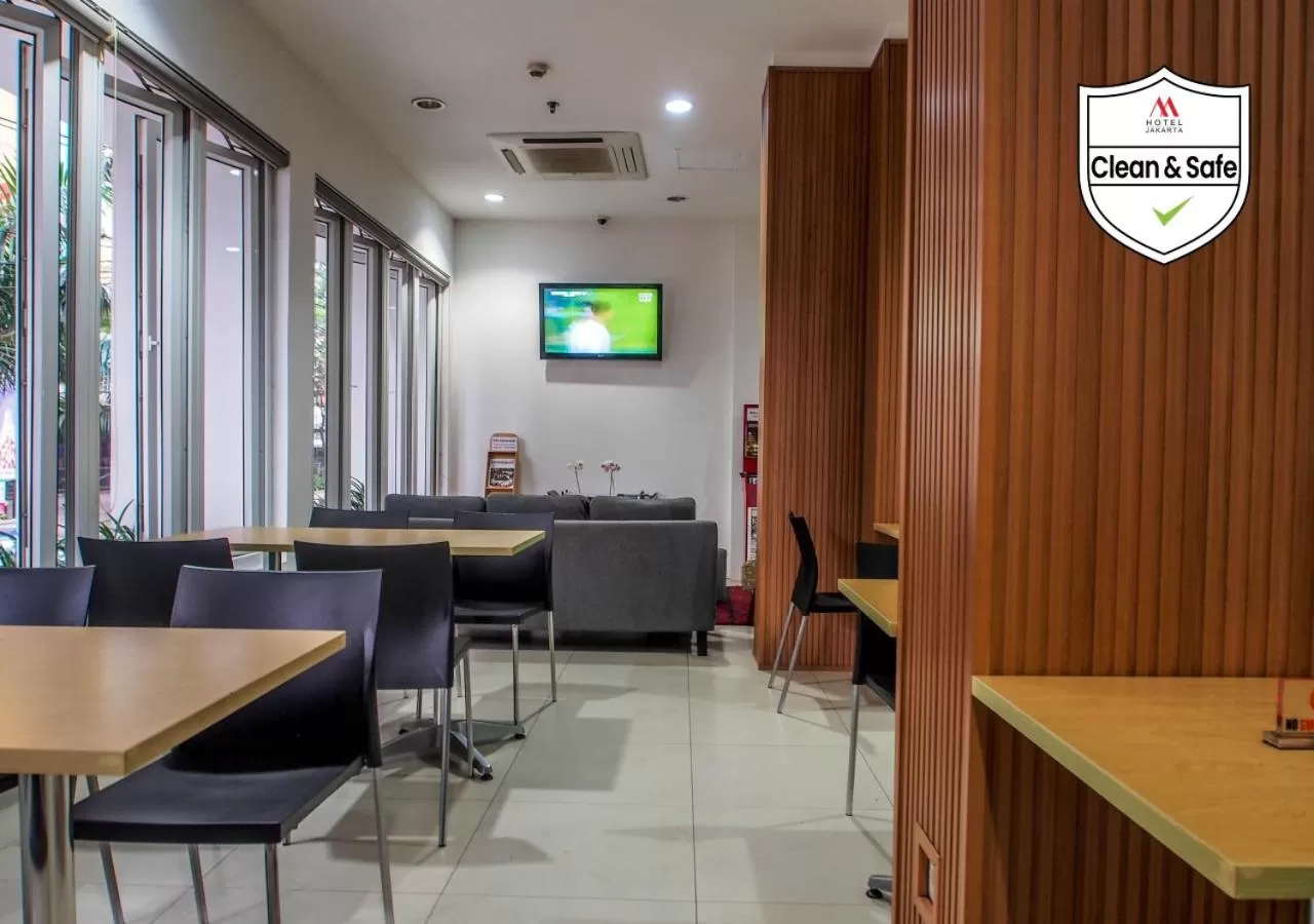 Seating area in M Hotel