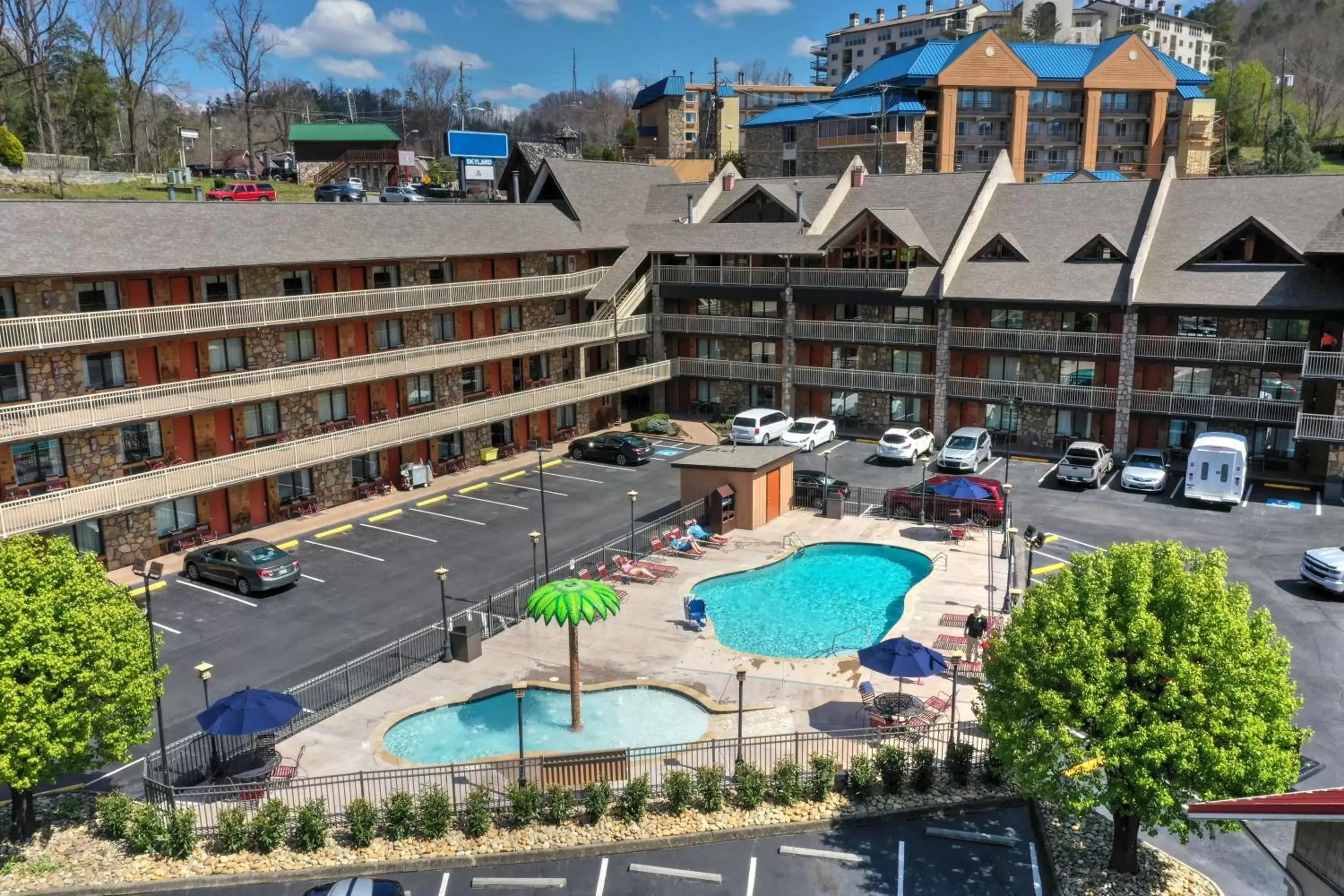 Pool View in Crossroads Inn & Suites