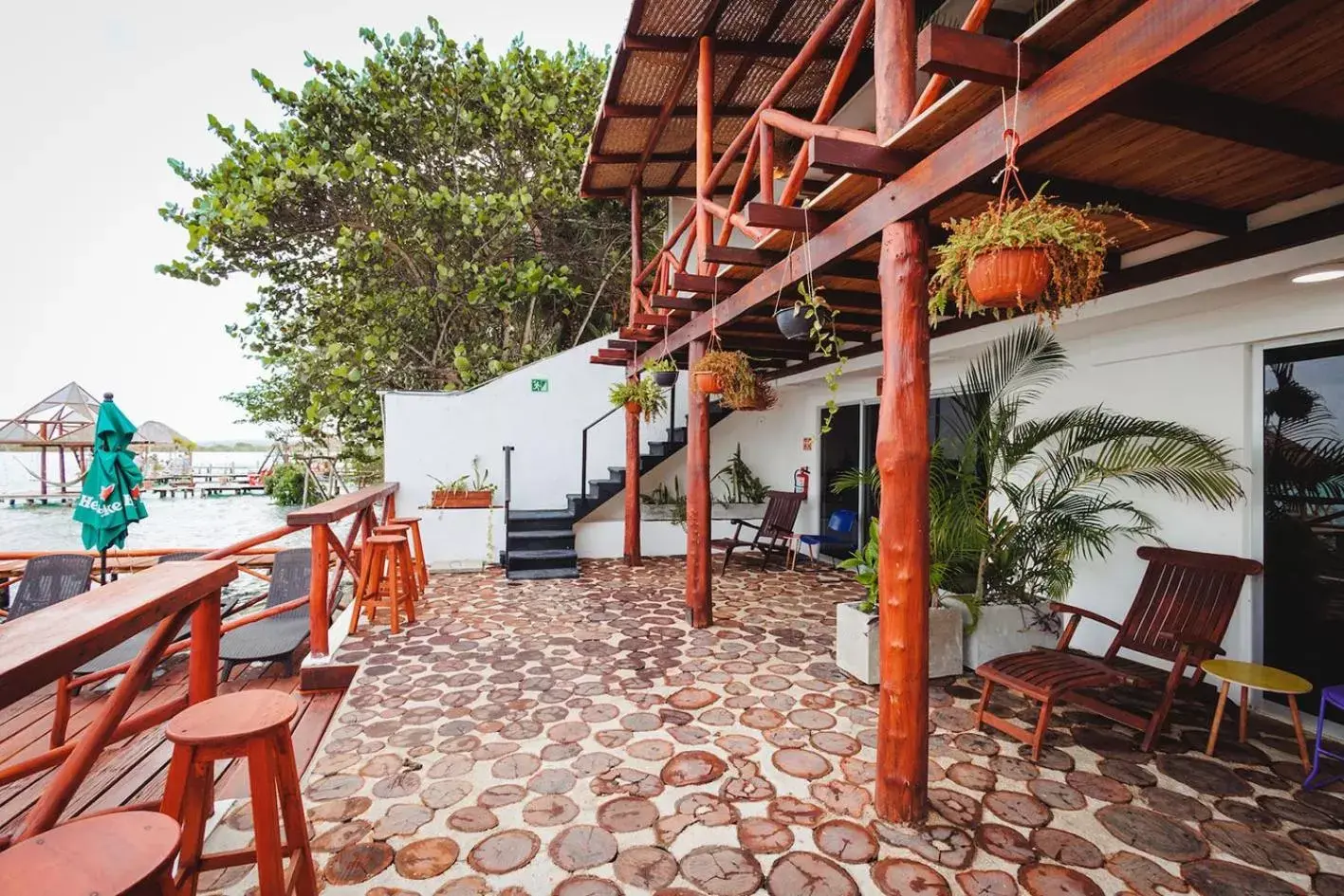 Balcony/Terrace in El Búho Lagoon Bacalar