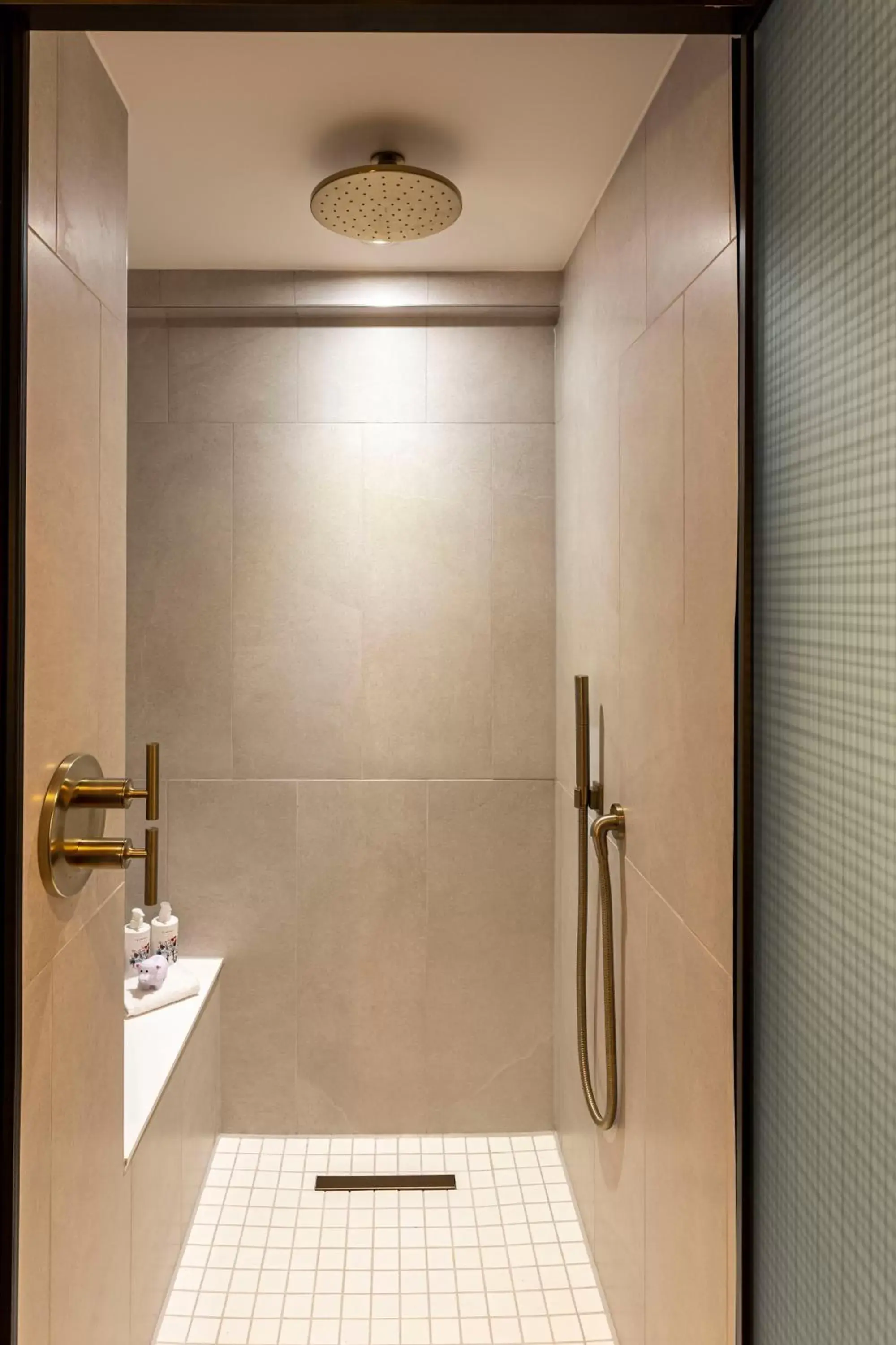 Shower, Bathroom in Virgin Hotels Glasgow