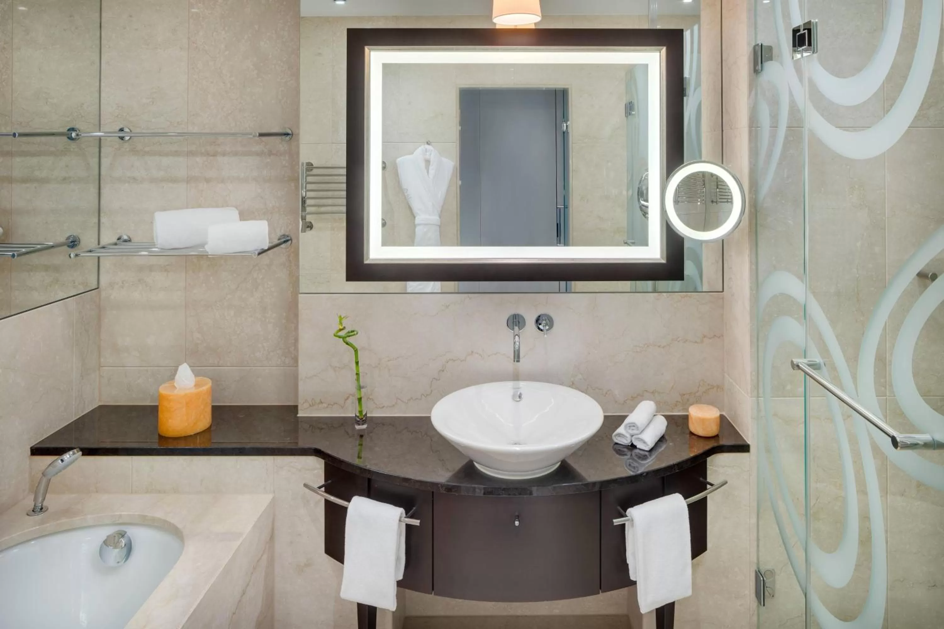 Bathroom in Grand Hotel River Park, a Luxury Collection Hotel, Bratislava