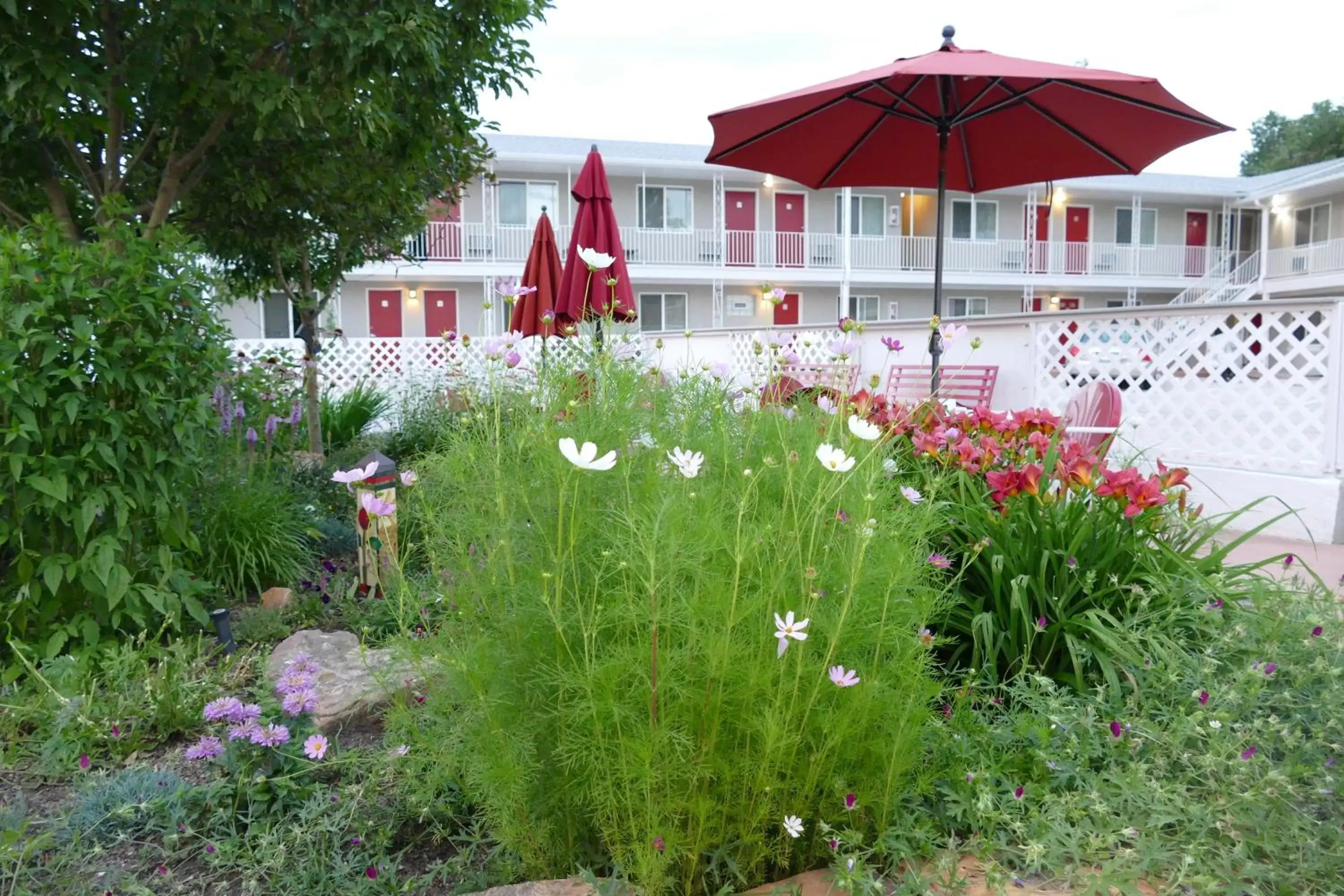 Garden, Property Building in Red Wing Motel