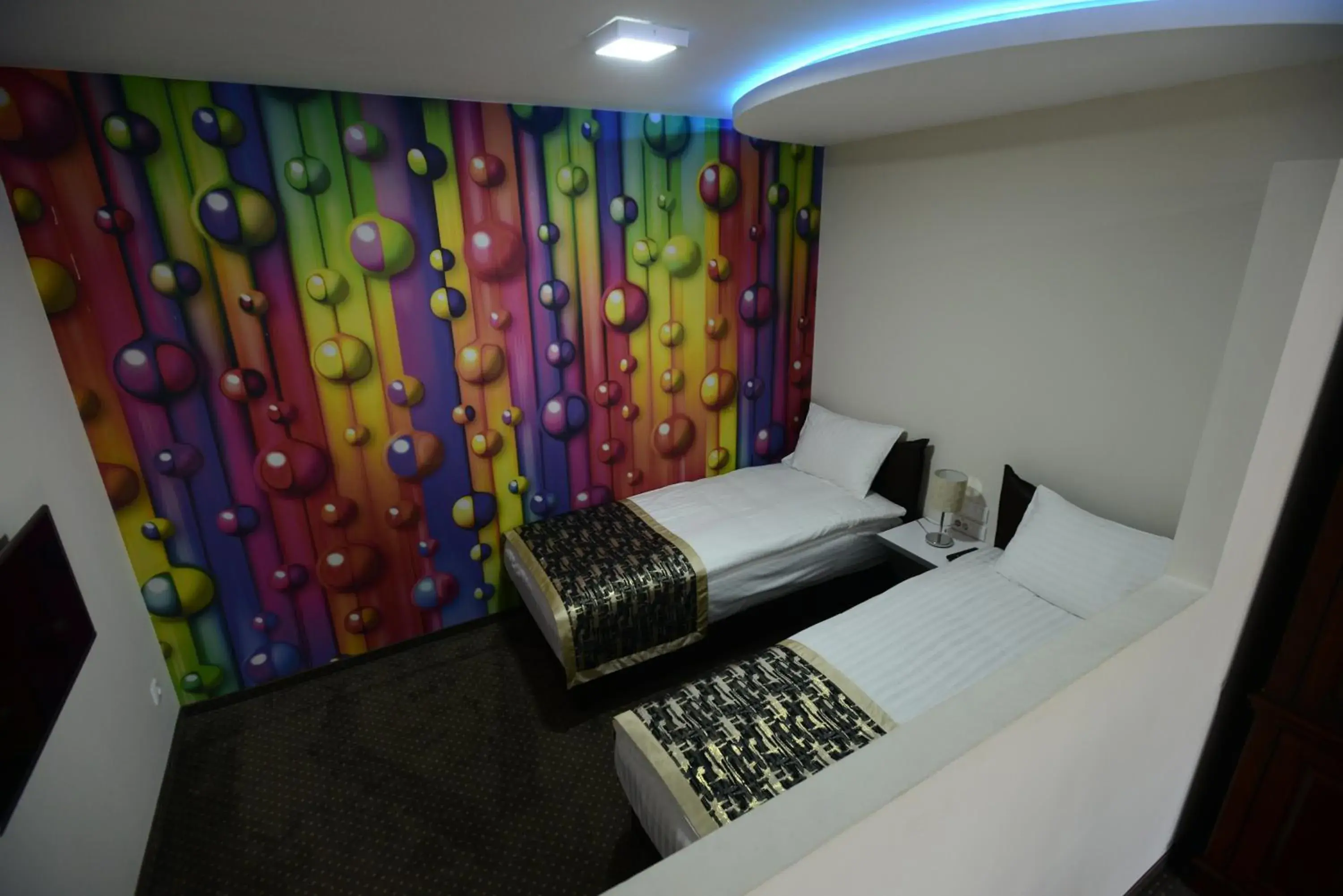 Bedroom, Bed in Garni Hotel Hollywoodland Wellness & Aquapark