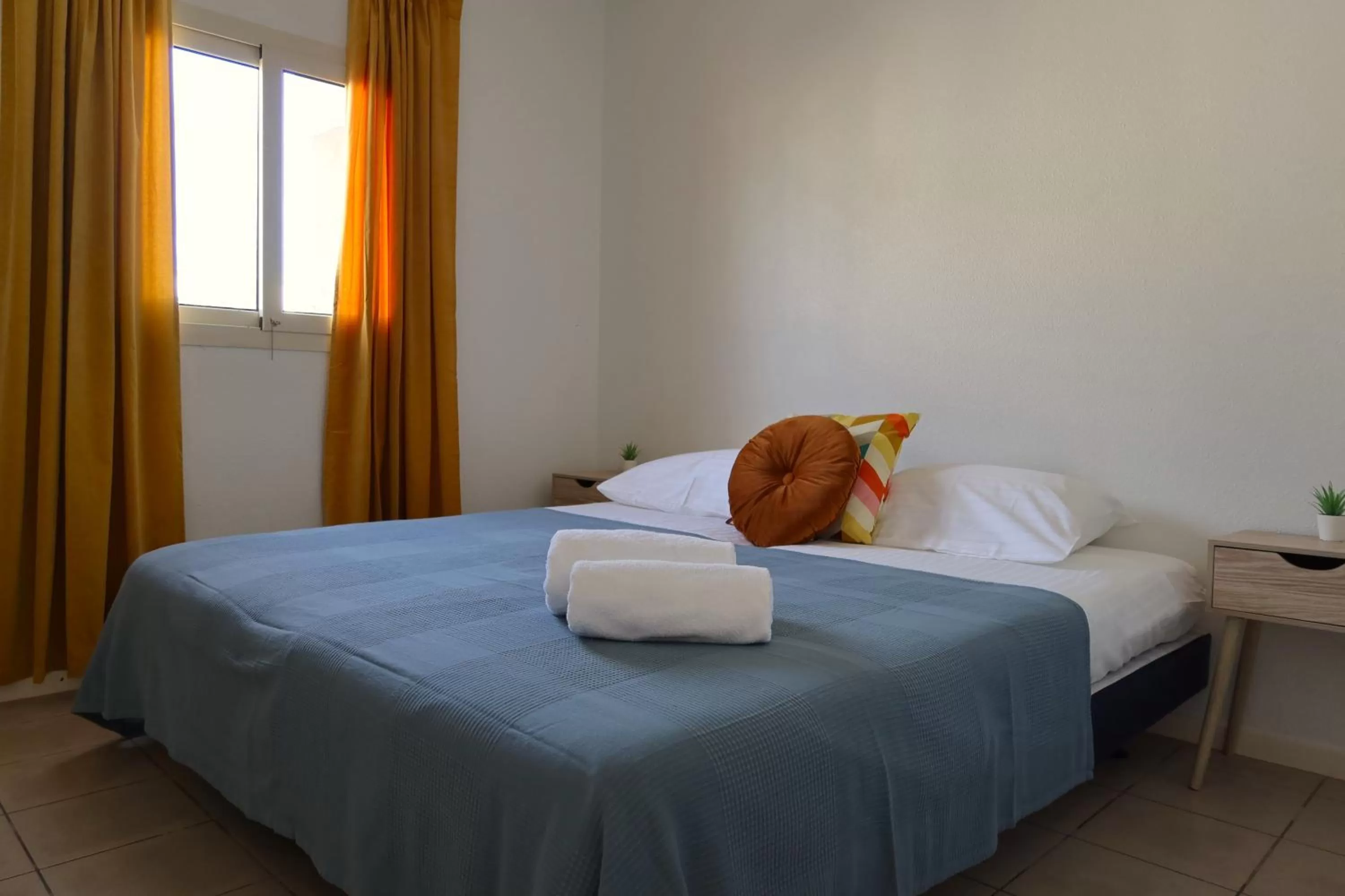 Bed in Montana Eco Resort Aruba