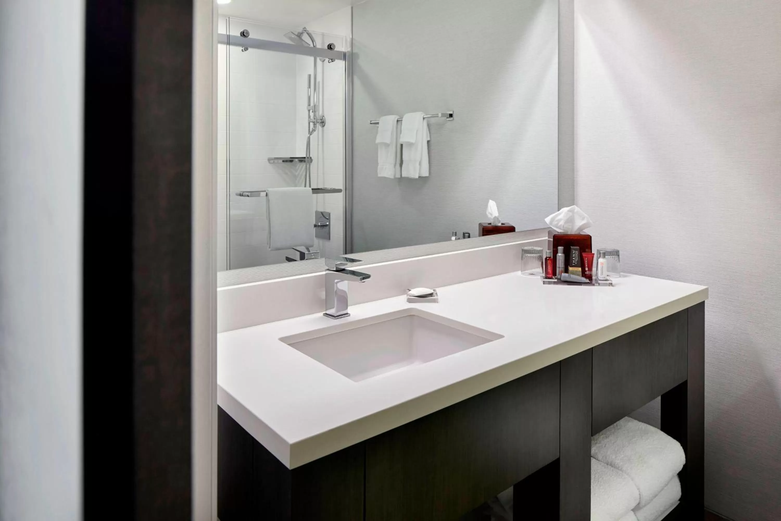 Bathroom in Marriott DFW Airport South