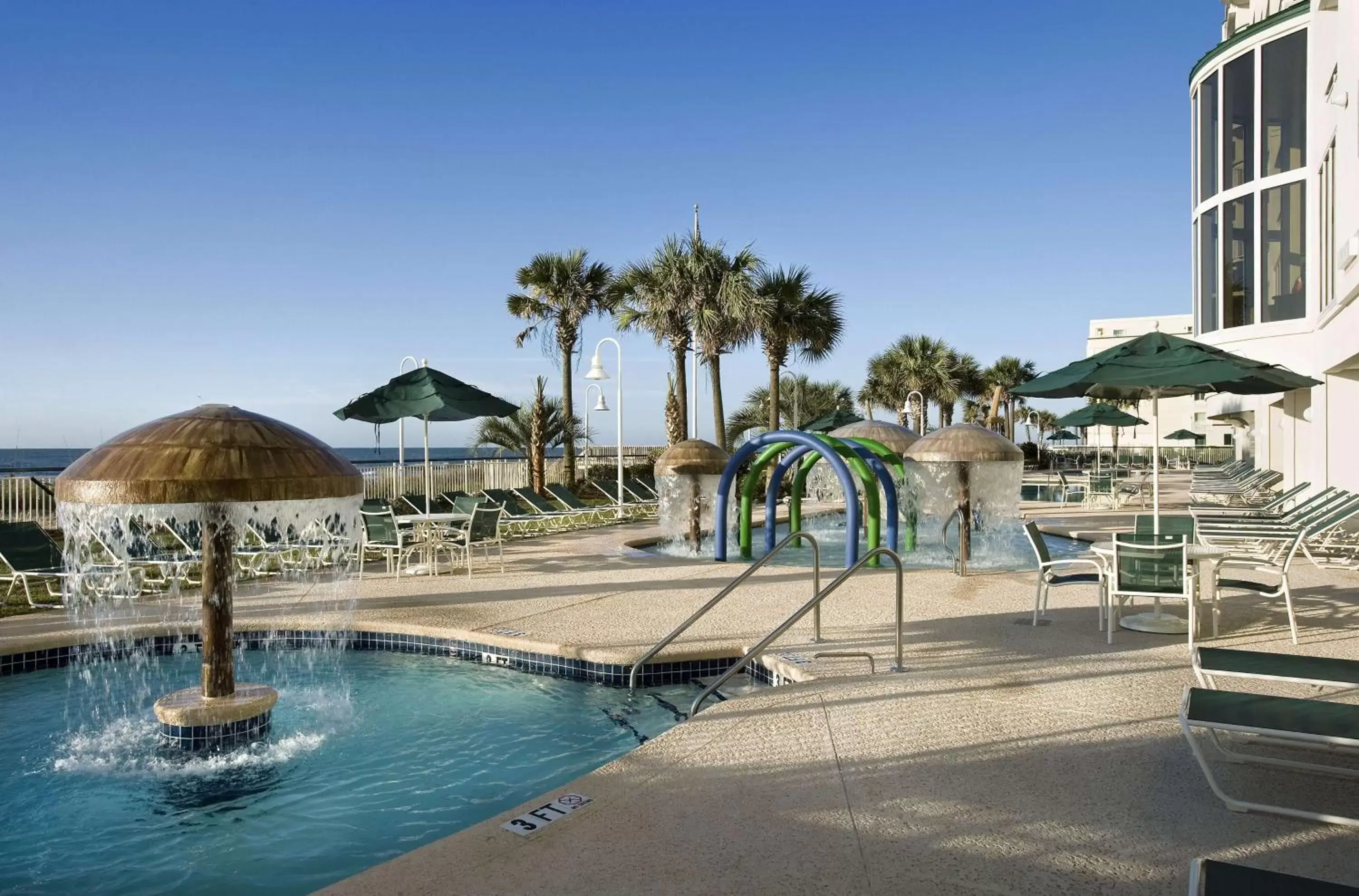Pool view, Swimming Pool in Hampton Inn & Suites Myrtle Beach Oceanfront