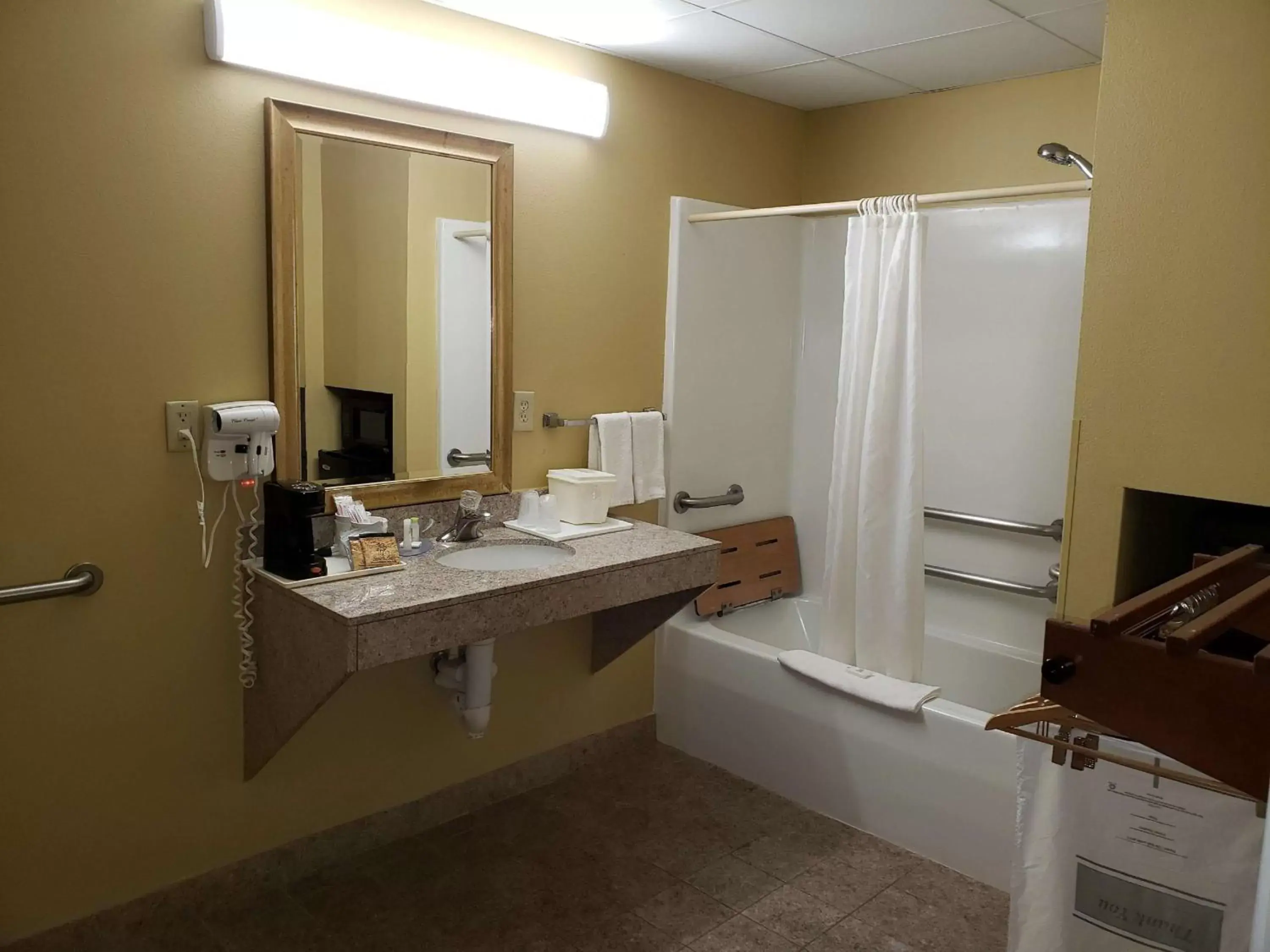 Bathroom in SureStay Plus Hotel by Best Western Warner Robins AFB