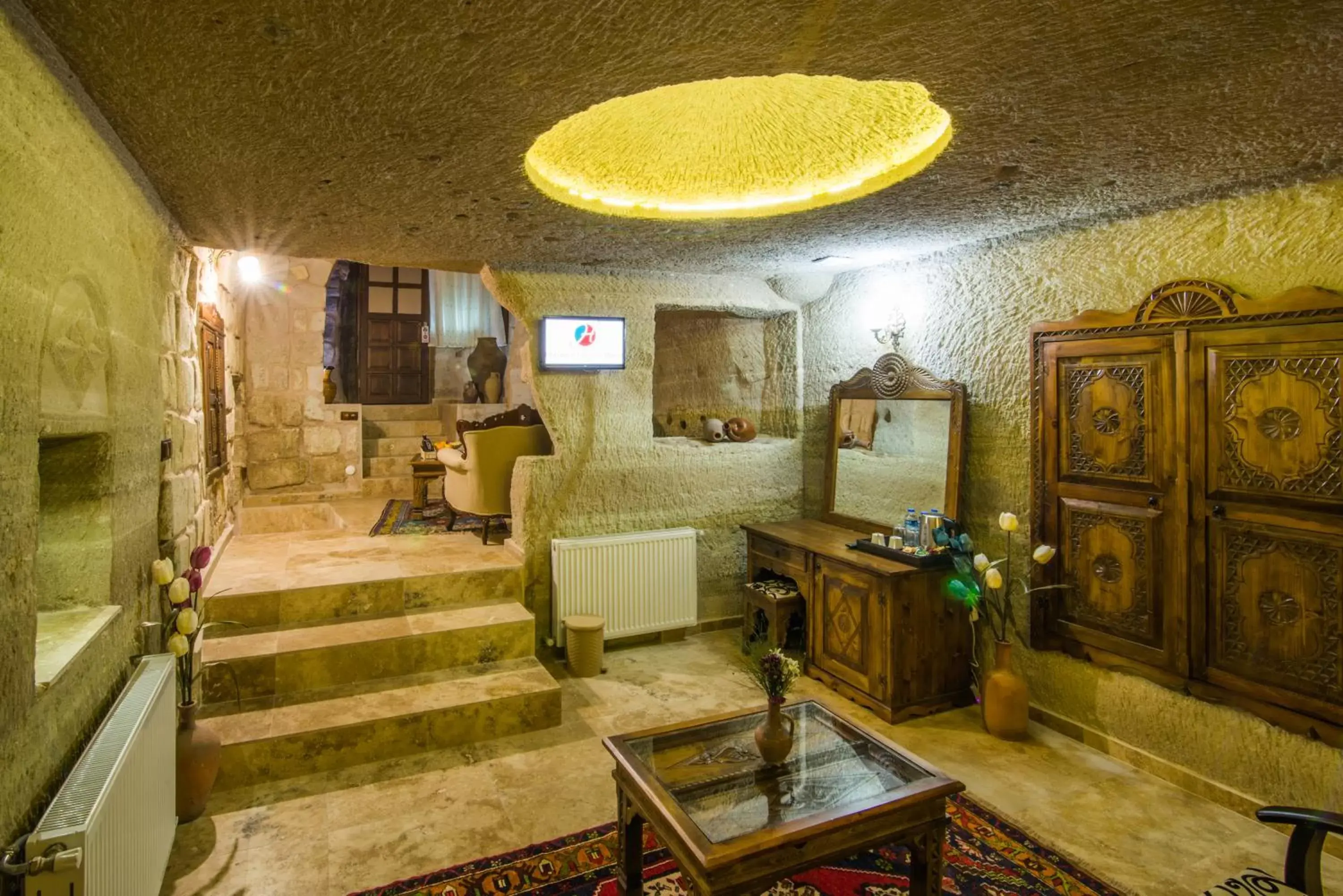 Seating area in Historical Goreme House