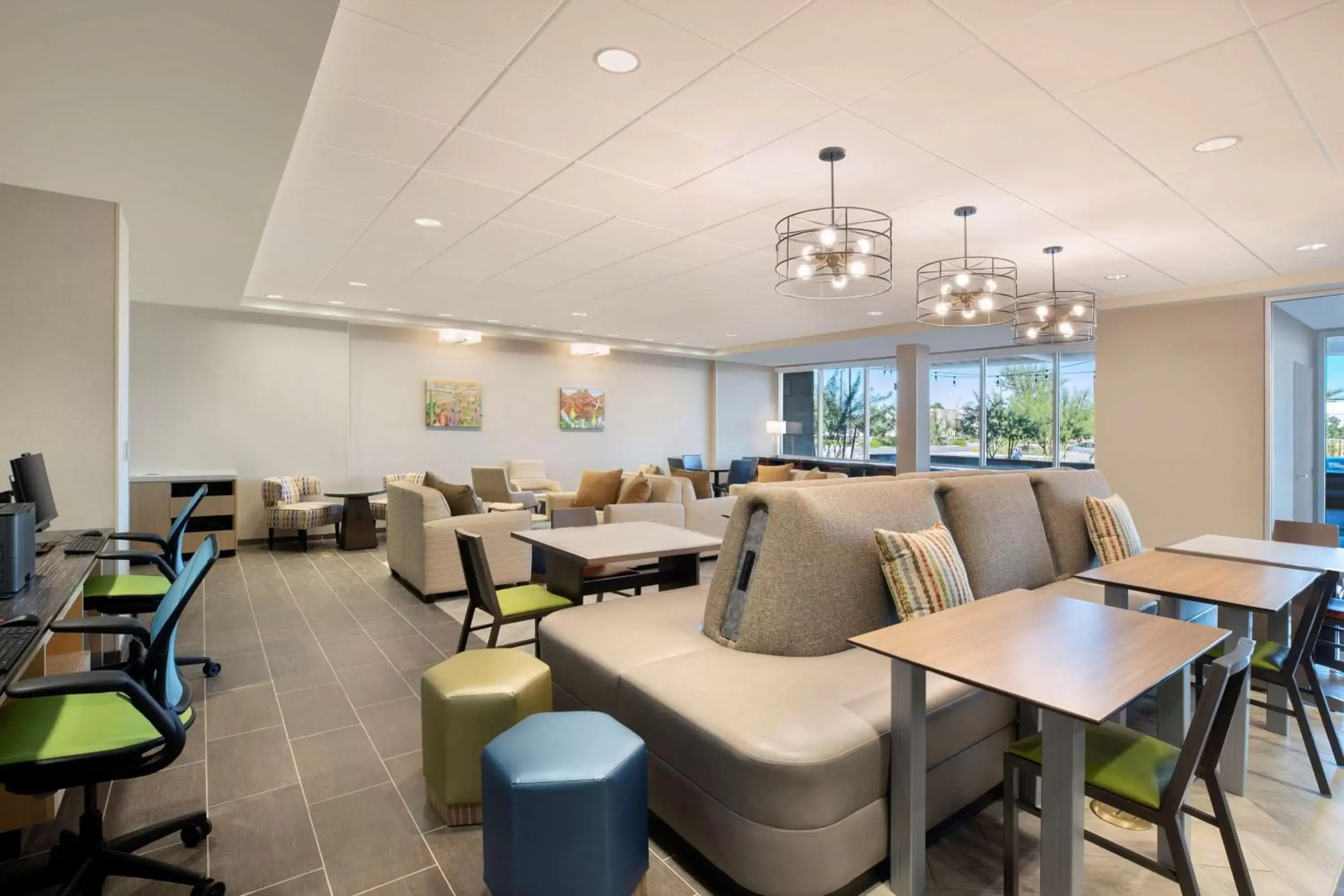 Lobby or reception, Restaurant/Places to Eat in Home2 Suites By Hilton Phoenix Avondale, Az