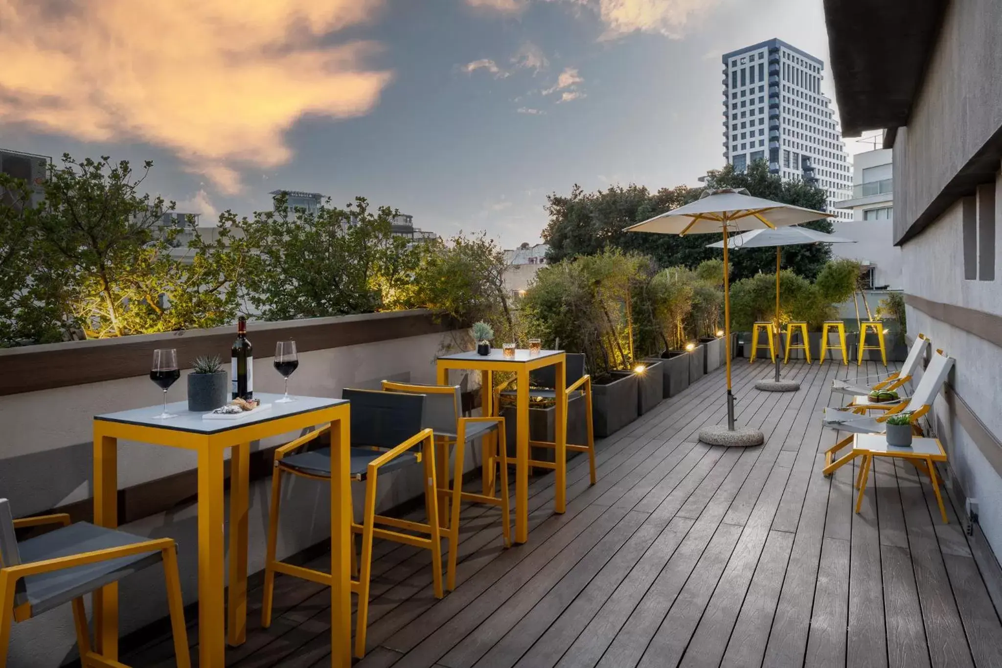 Balcony/Terrace in BY14 TLV Hotel