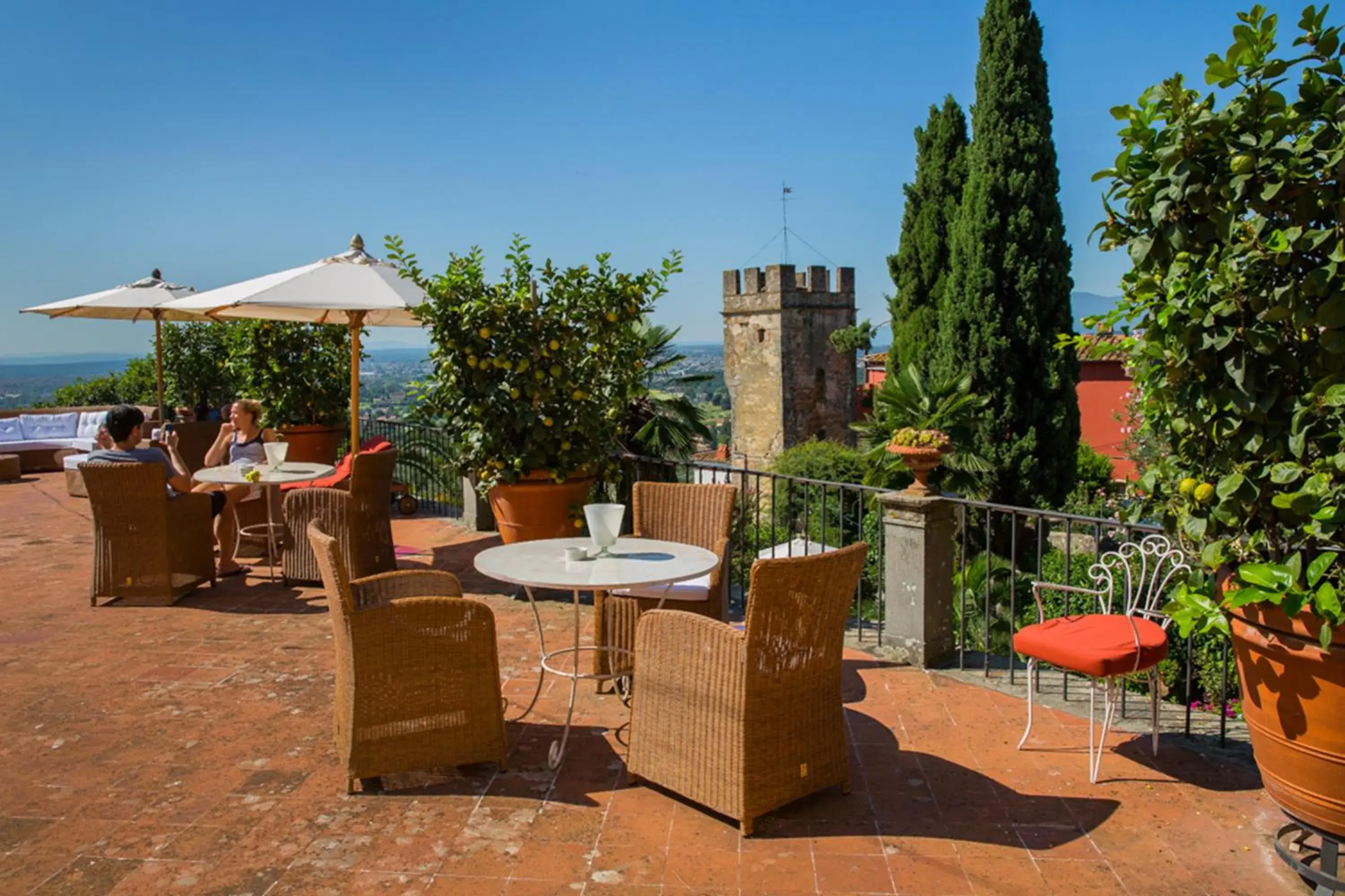 Balcony/Terrace, Patio/Outdoor Area in Hotel Villa Sermolli