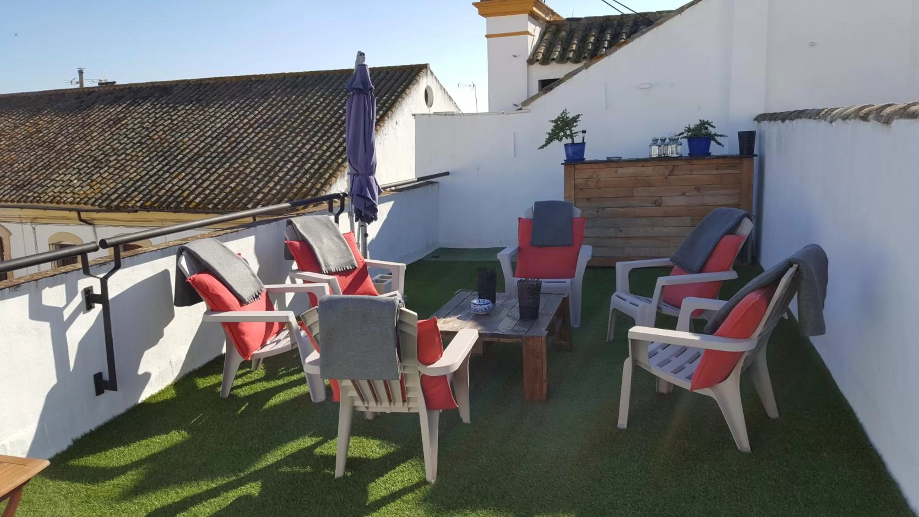 Balcony/Terrace in Fuentepiedra Casa Rural Categoría Superior