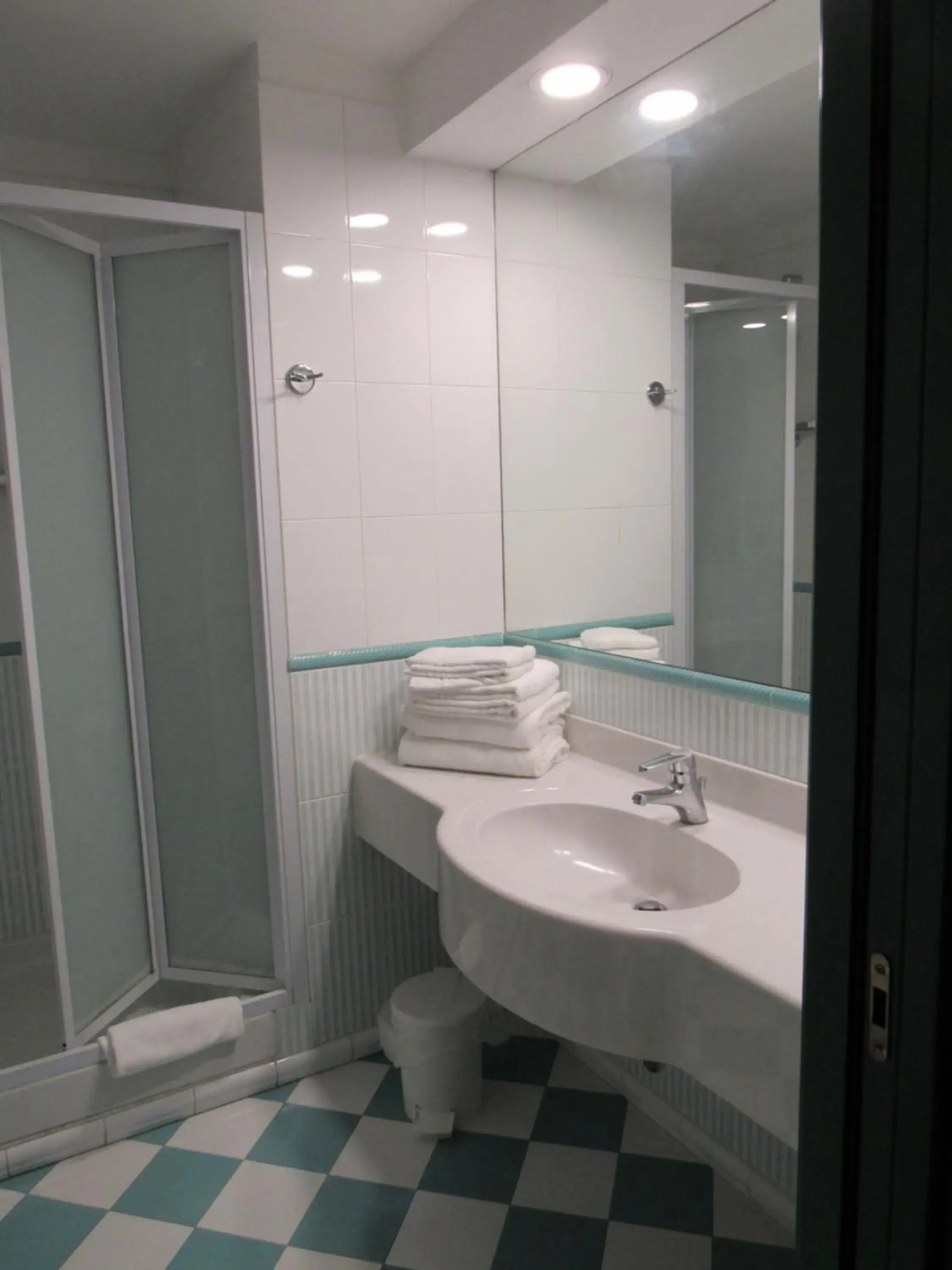 Shower, Bathroom in Green Hotel