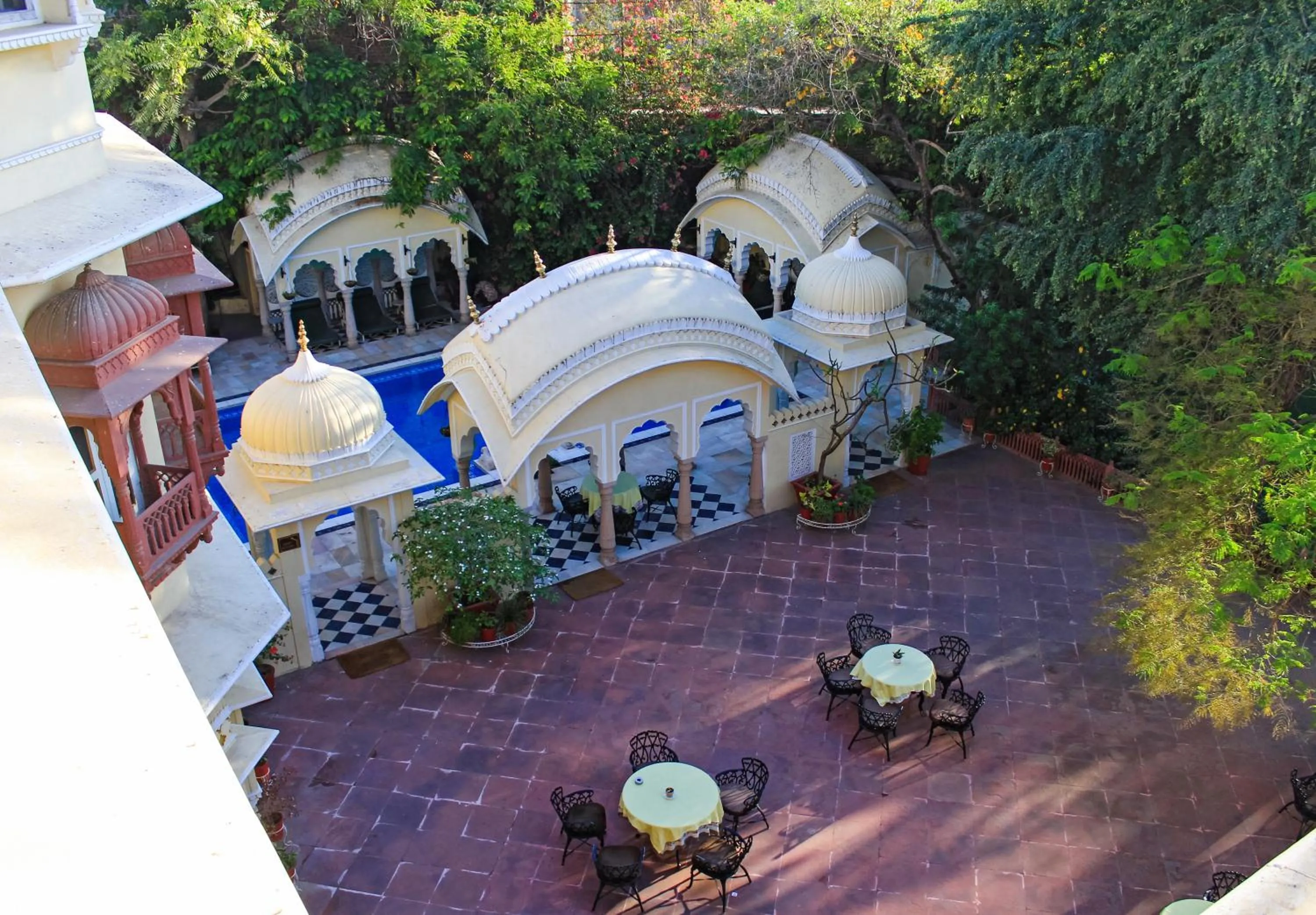 Balcony/Terrace in Alsisar Haveli - Heritage Hotel