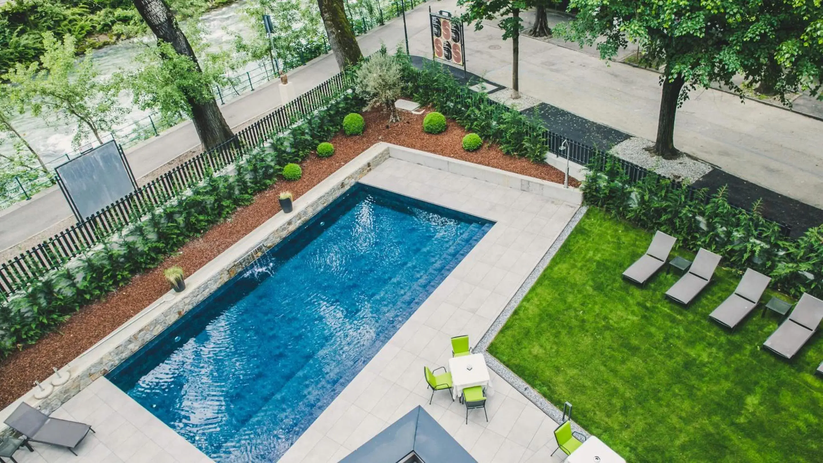 Swimming pool, Pool View in Flora Hotel & Suites